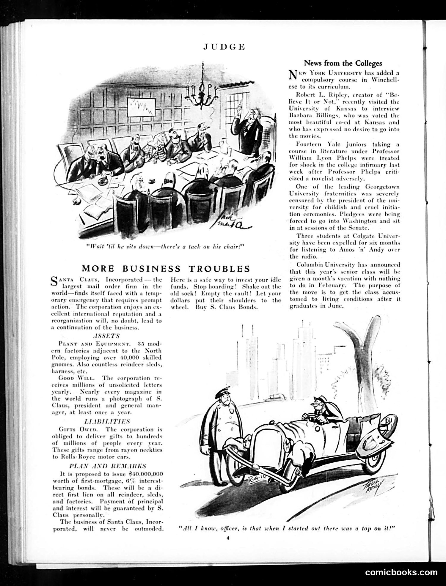 Judge — December 26, 1931 — page 6: Judge, 1931-12-26