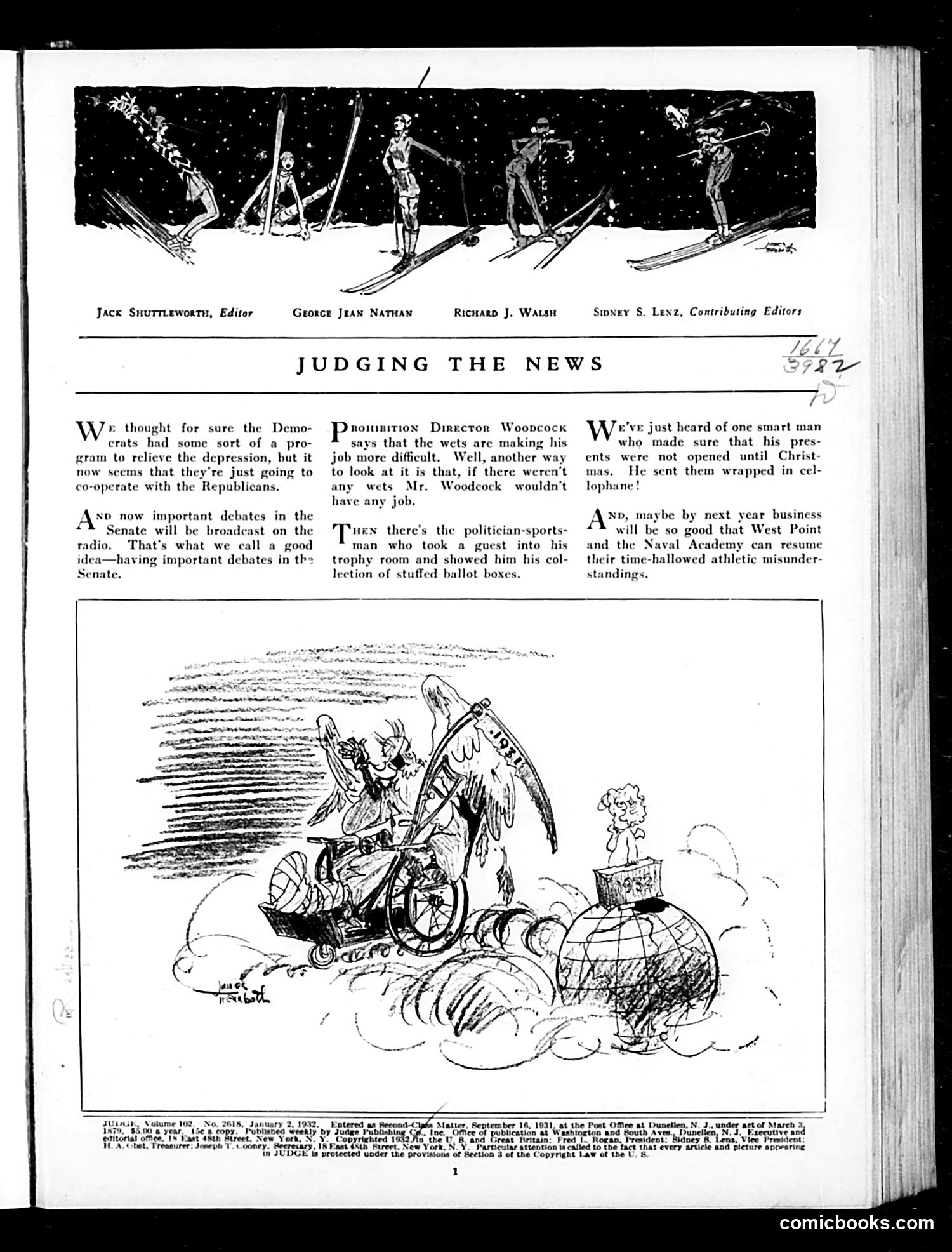 Judge — January 2, 1932 — page 3: Judge, 1932-01-02