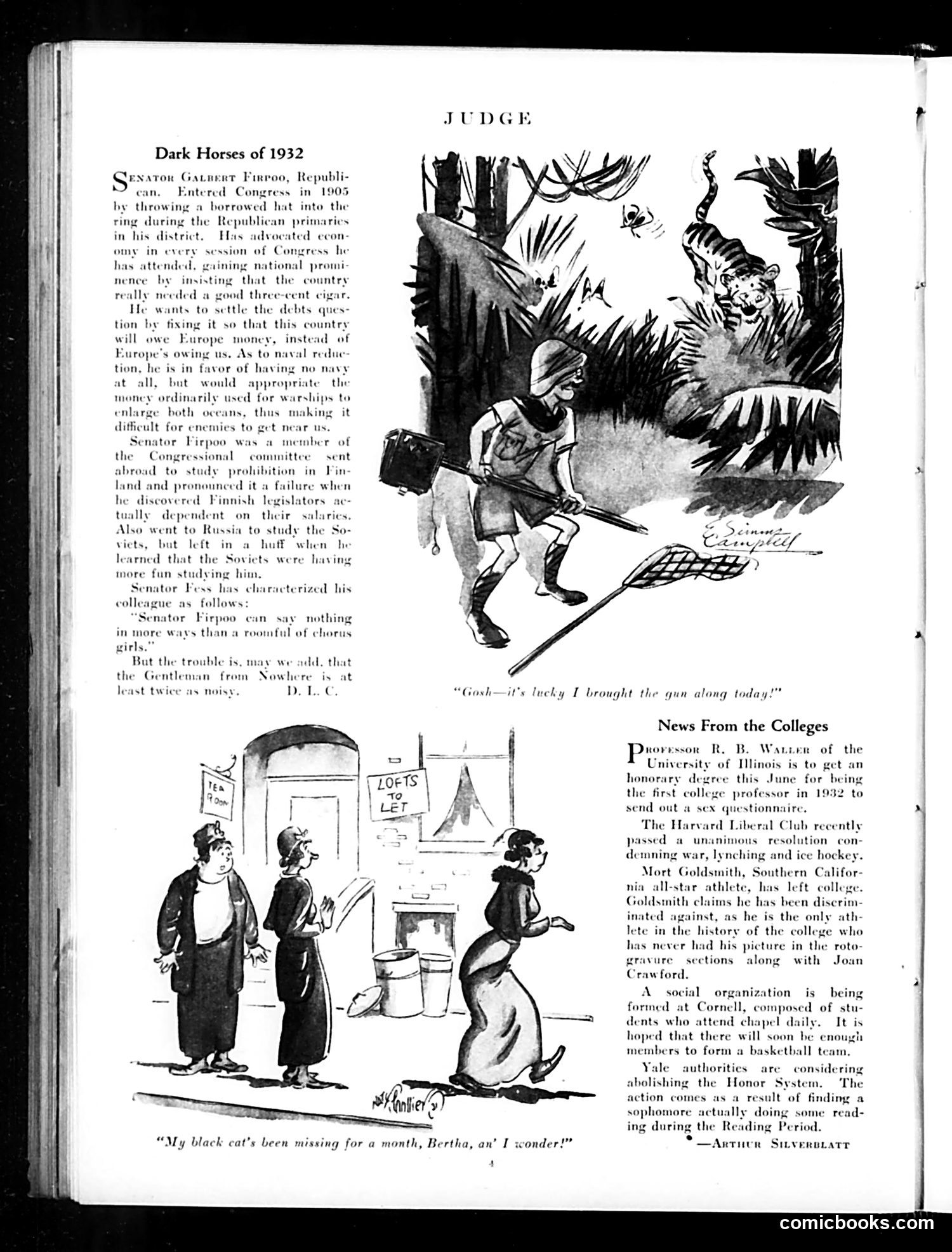 Judge — February 6, 1932 — page 6: Judge, 1932-02-06