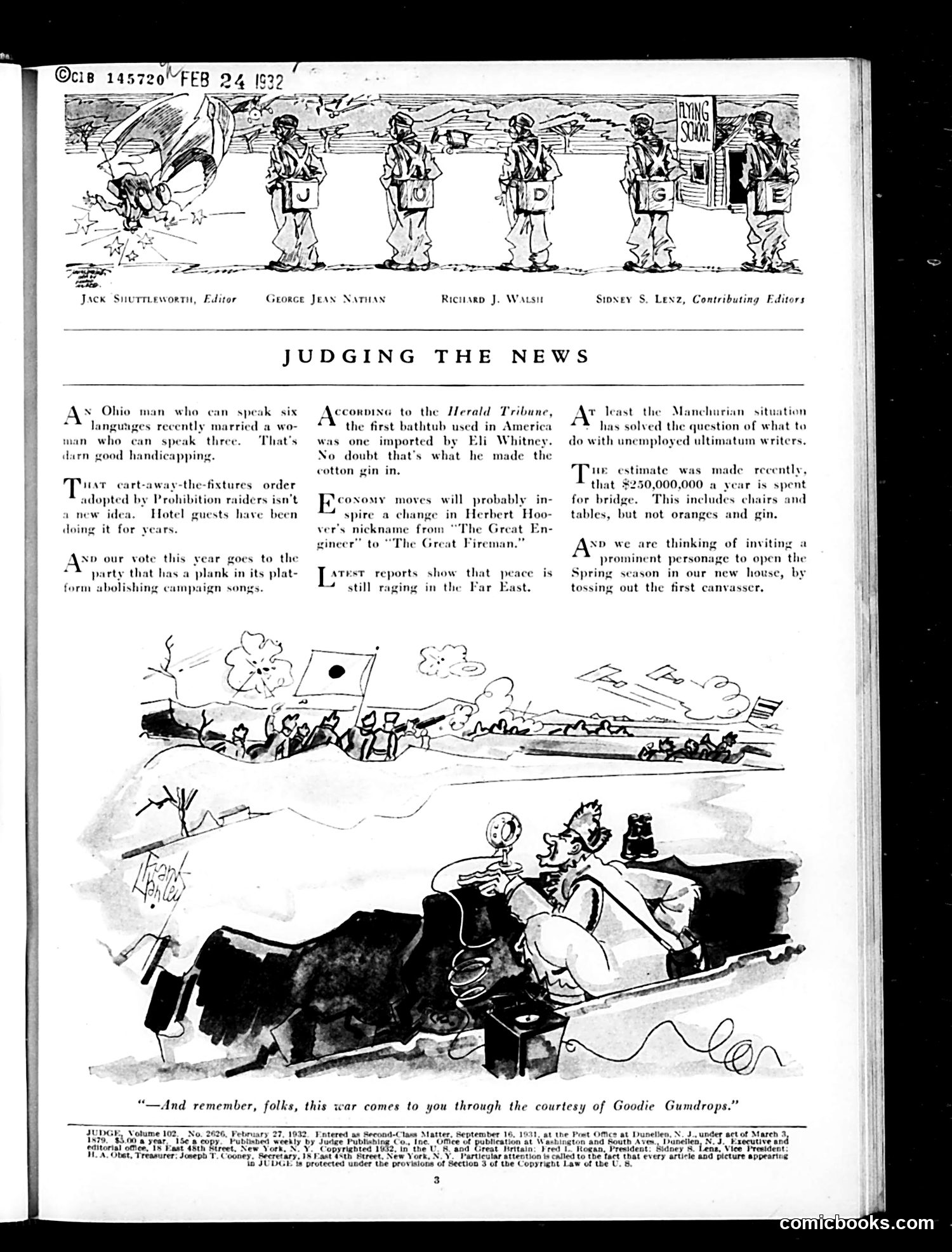 Judge — February 27, 1932 — page 5: Judge, 1932-02-27