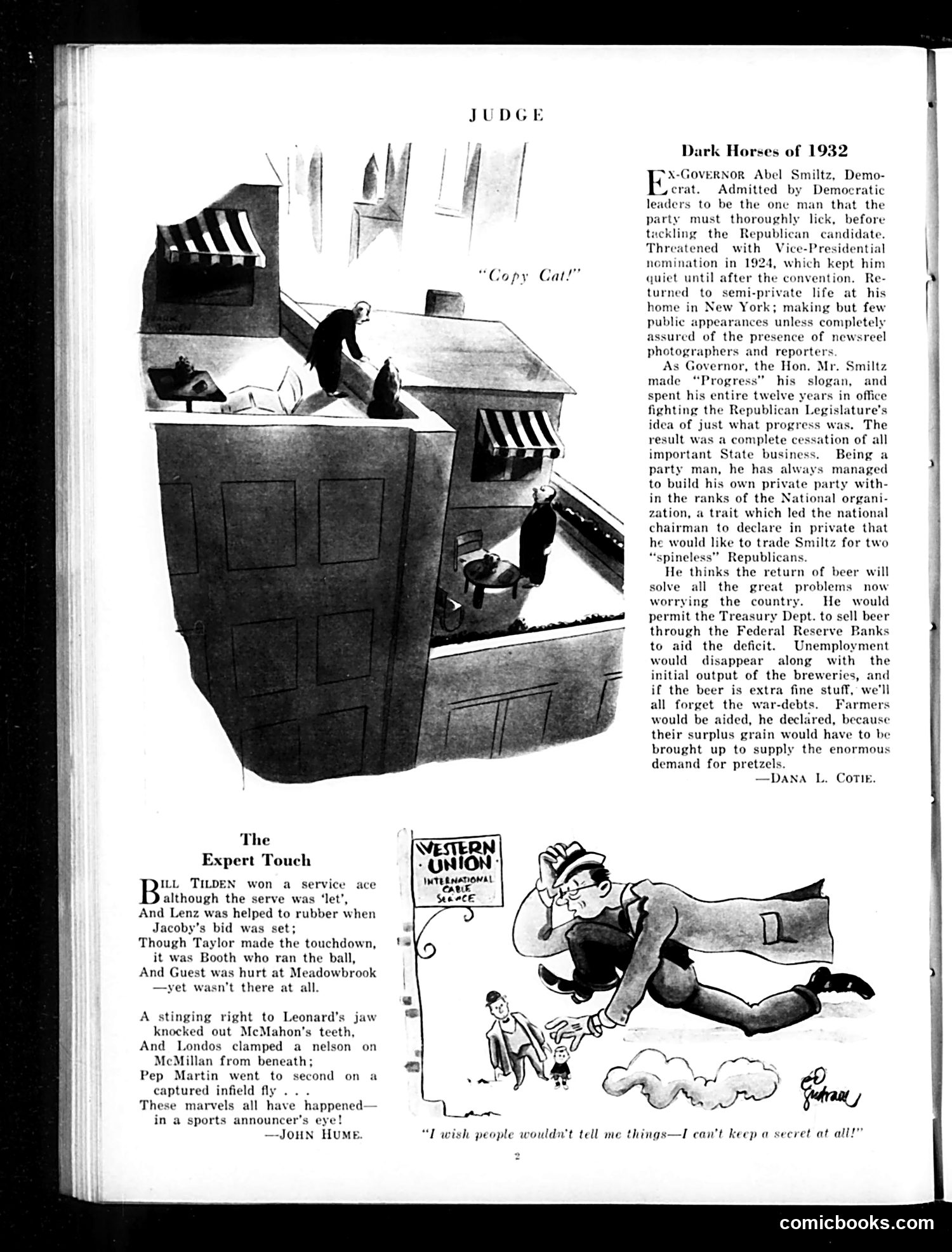 Judge — April 9, 1932 — page 4: Judge, 1932-04-09
