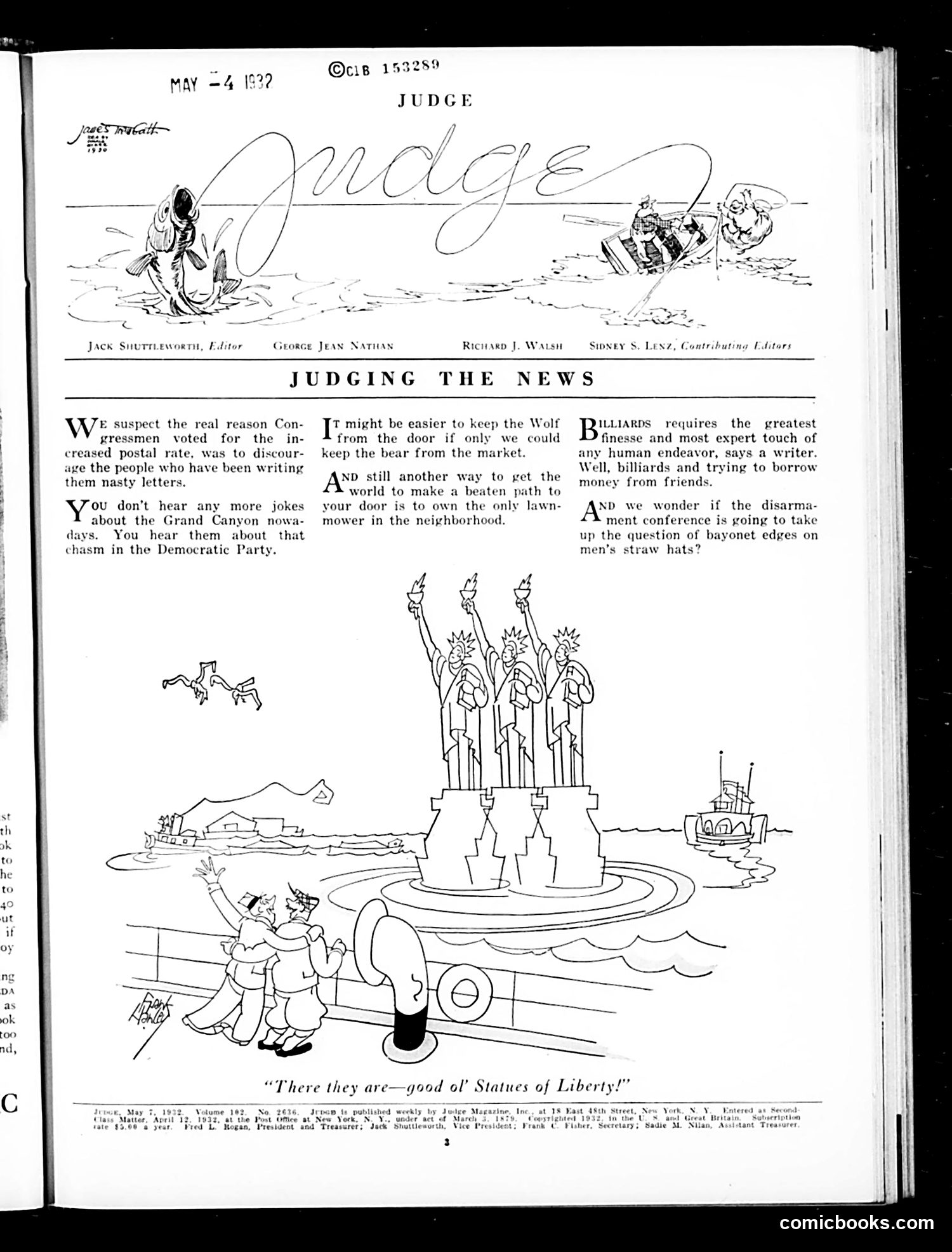 Judge — May 7, 1932 — page 5: Judge, 1932-05-07