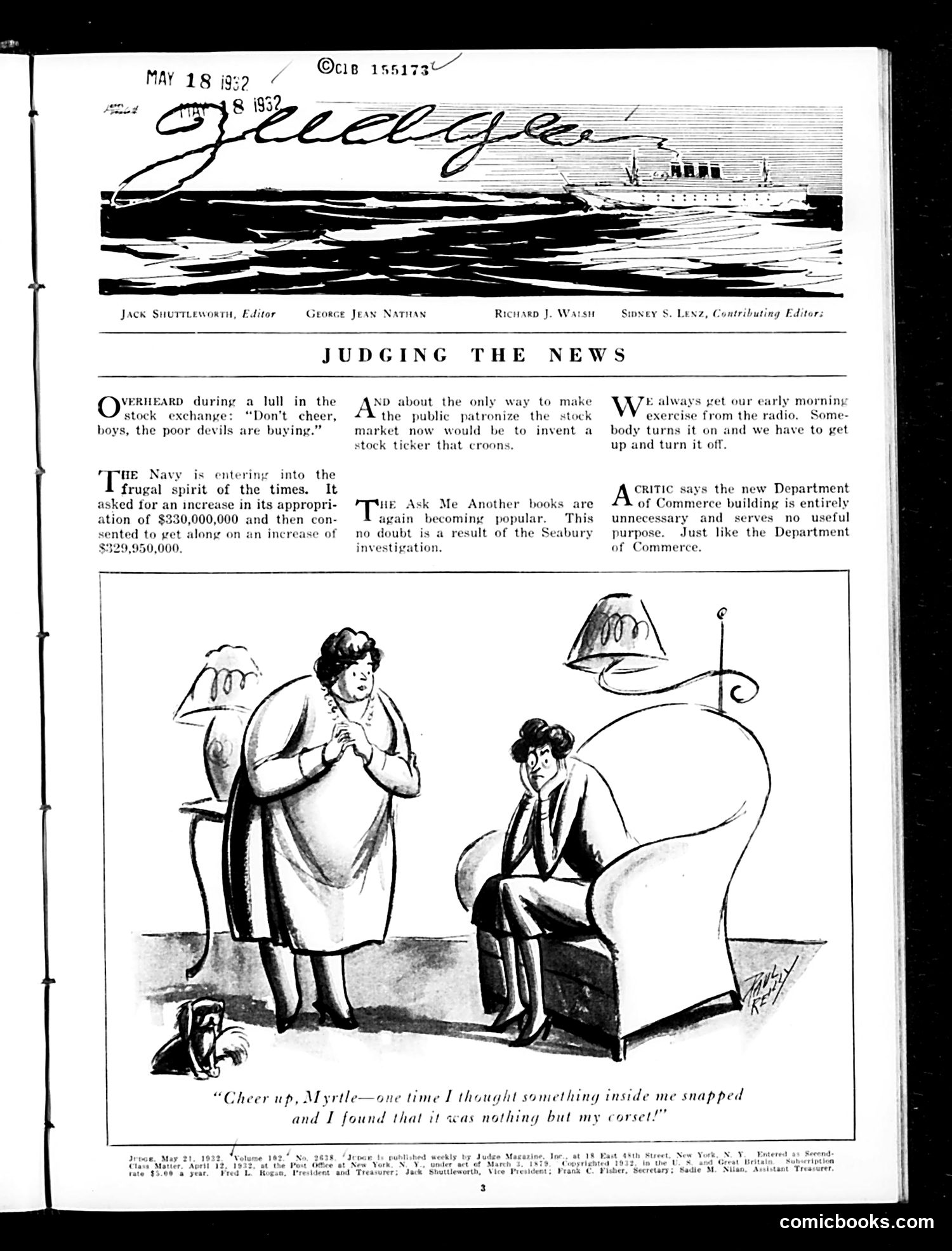 Judge — May 21, 1932 — page 5: Judge, 1932-05-21