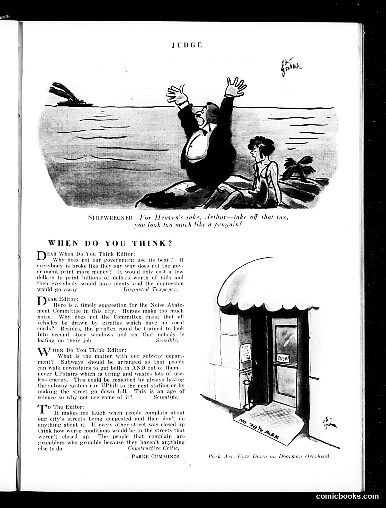 Judge — May 21, 1932 — page 9: Judge, 1932-05-21