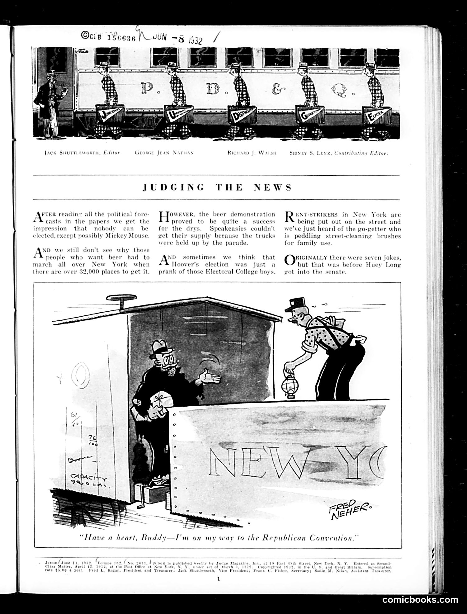 Judge — June 11, 1932 — page 3: Judge, 1932-06-11
