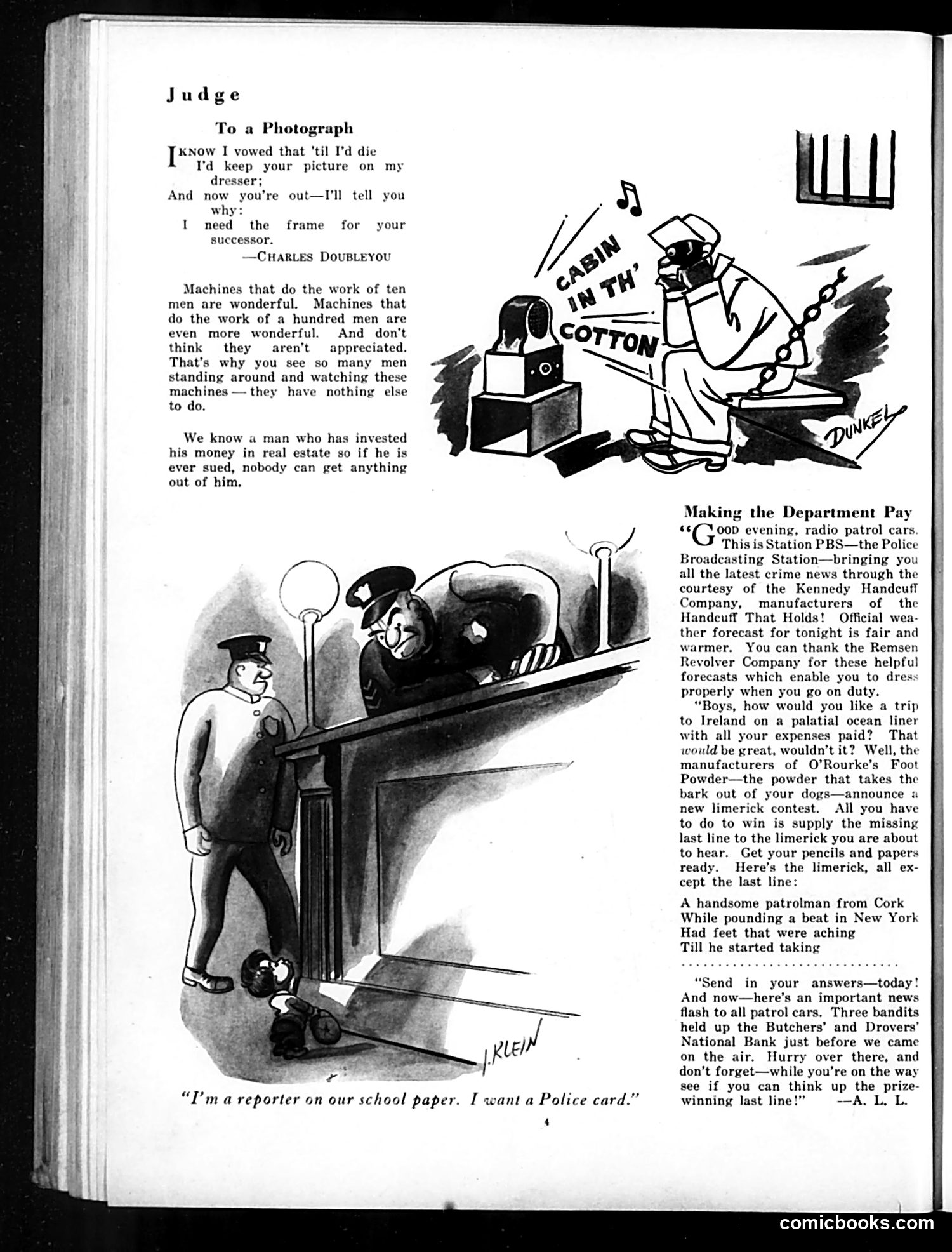 Judge — November 1932 — page 6: Judge, 1932-11