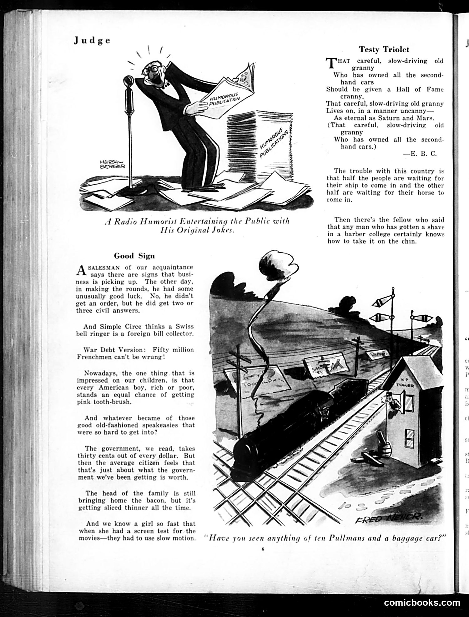 Judge — February 1933 — page 4: Judge, 1933-02