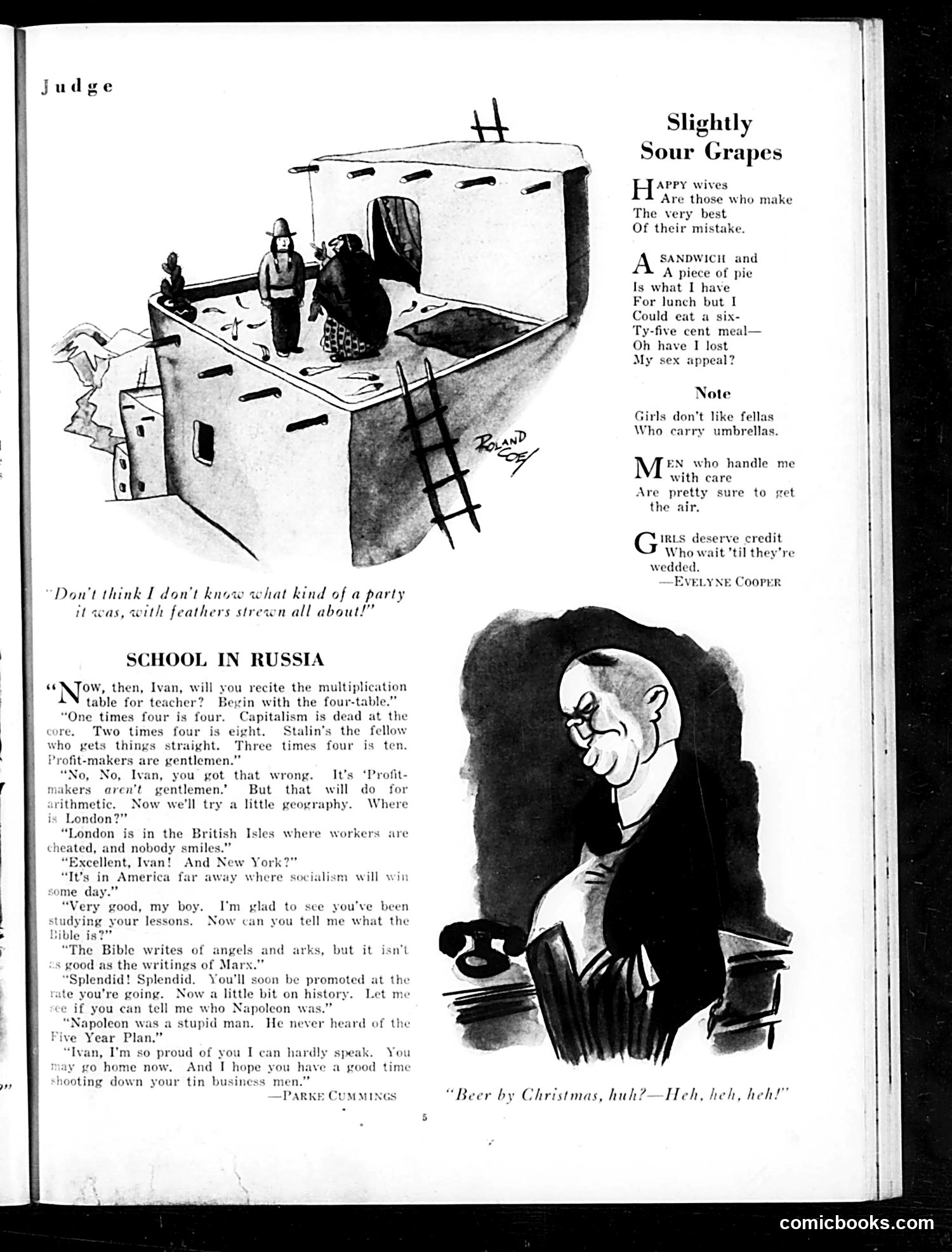 Judge — February 1933 — page 5: Judge, 1933-02