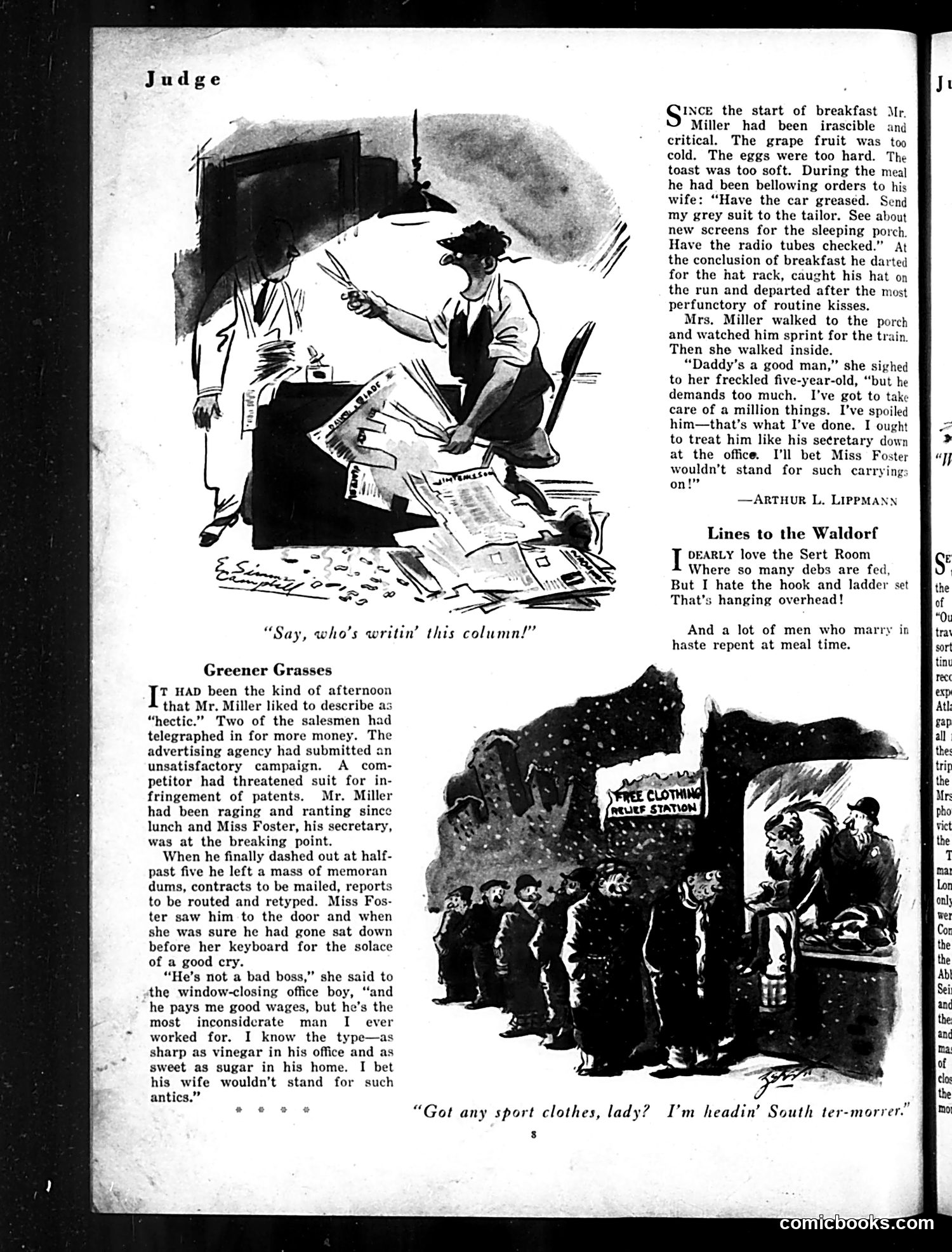 Judge — February 1933 — page 10: Judge, 1933-02