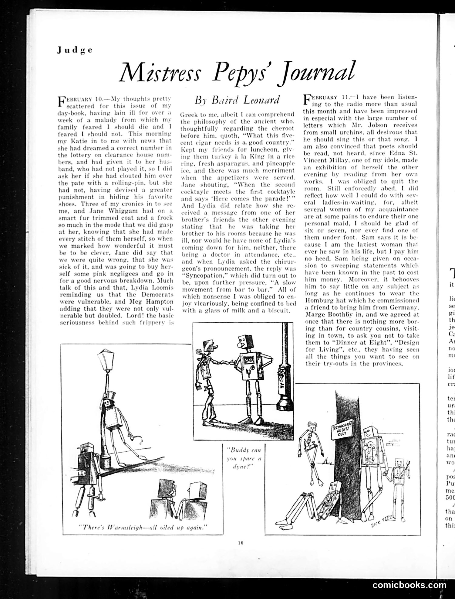 Judge — March 1933 — page 12: Judge, 1933-03