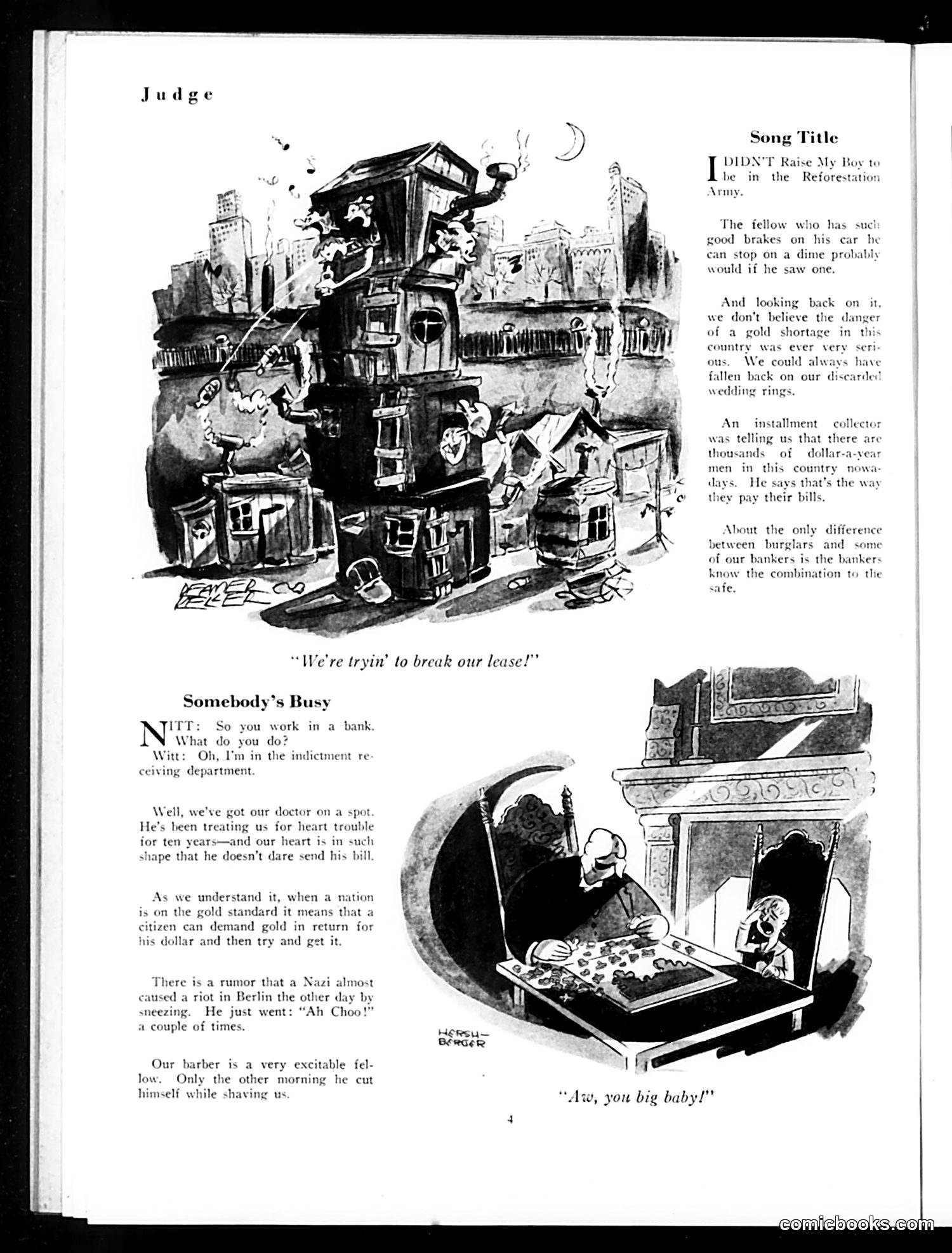 Judge — May 1933 — page 6: Judge, 1933-05