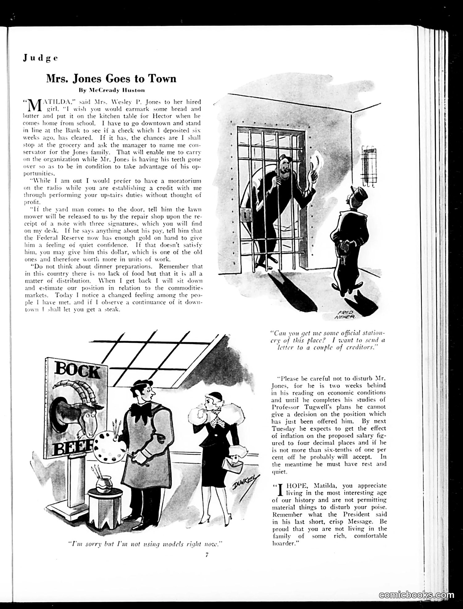 Judge — May 1933 — page 9: Judge, 1933-05