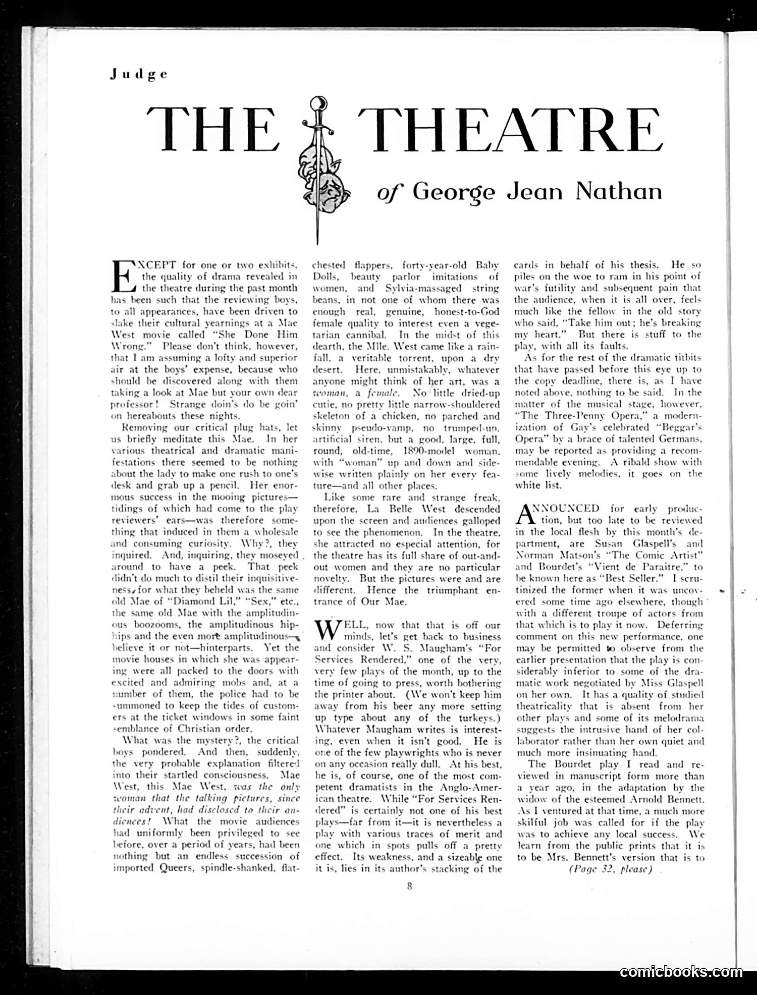 Judge — May 1933 — page 10: Judge, 1933-05