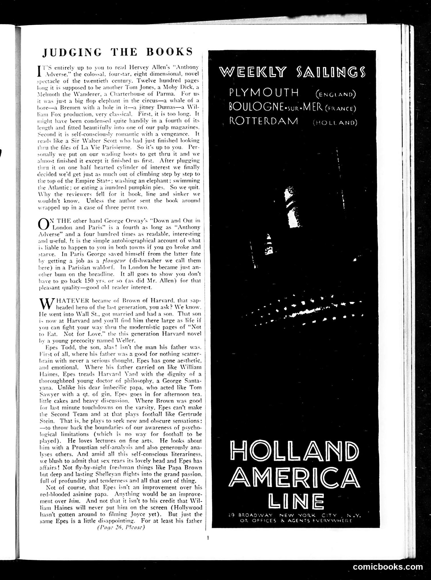 Judge — September 1933 — page 3: Judge, 1933-09