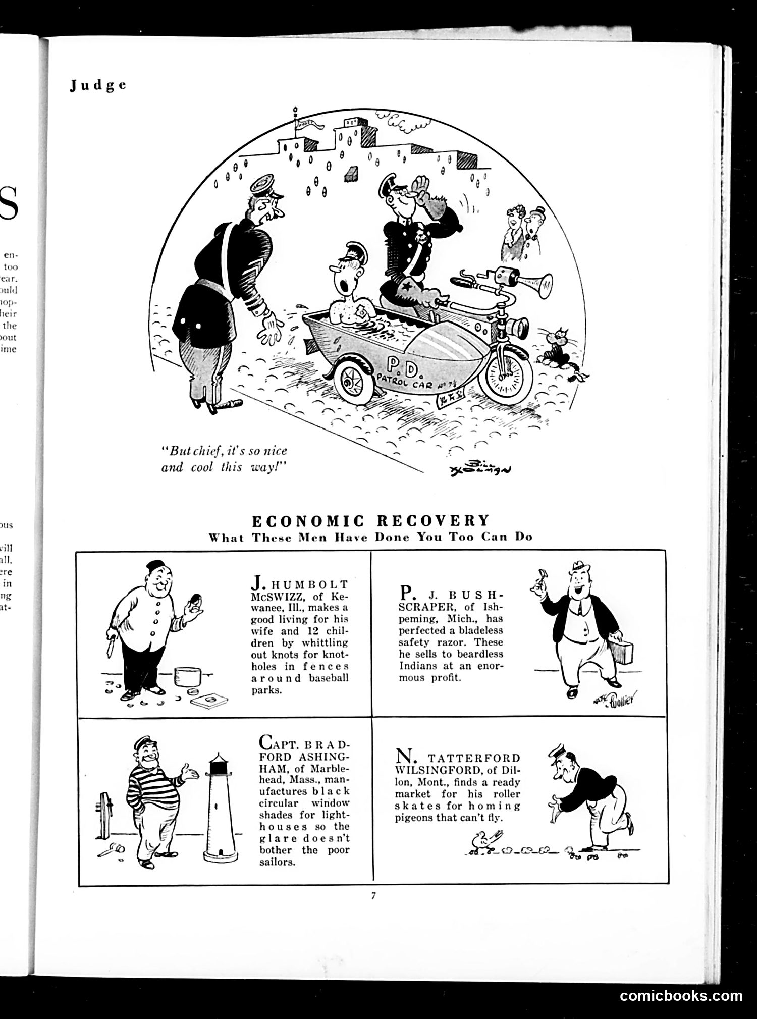 Judge — October 1933 — page 9: Judge, 1933-10