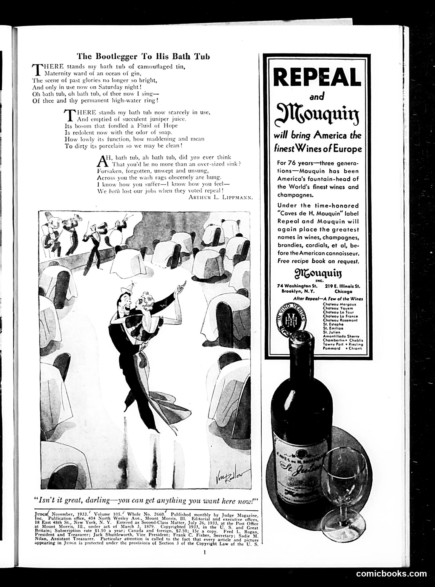 Judge — November 1933 — page 3: Judge, 1933-11