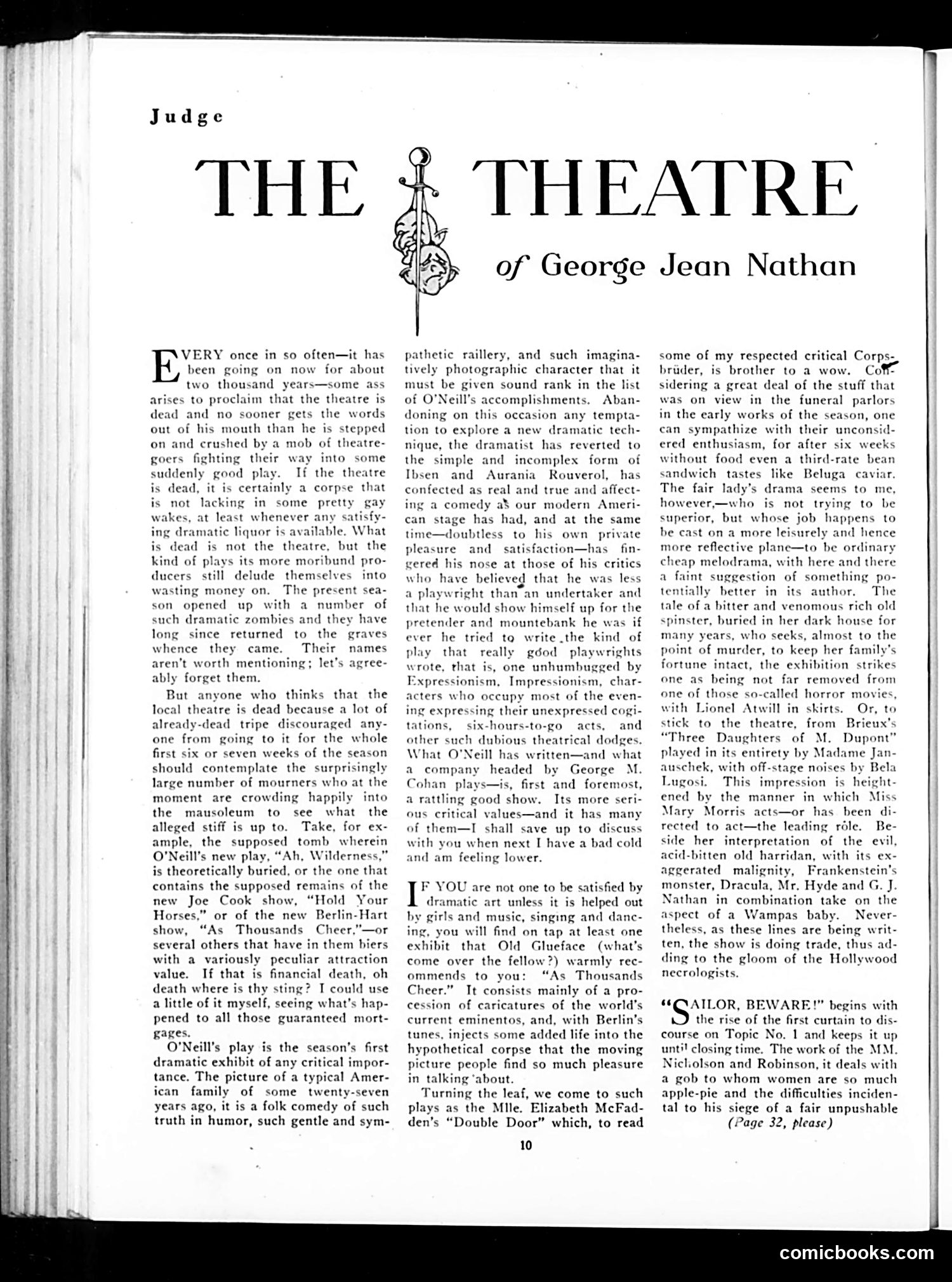 Judge — November 1933 — page 12: Judge, 1933-11