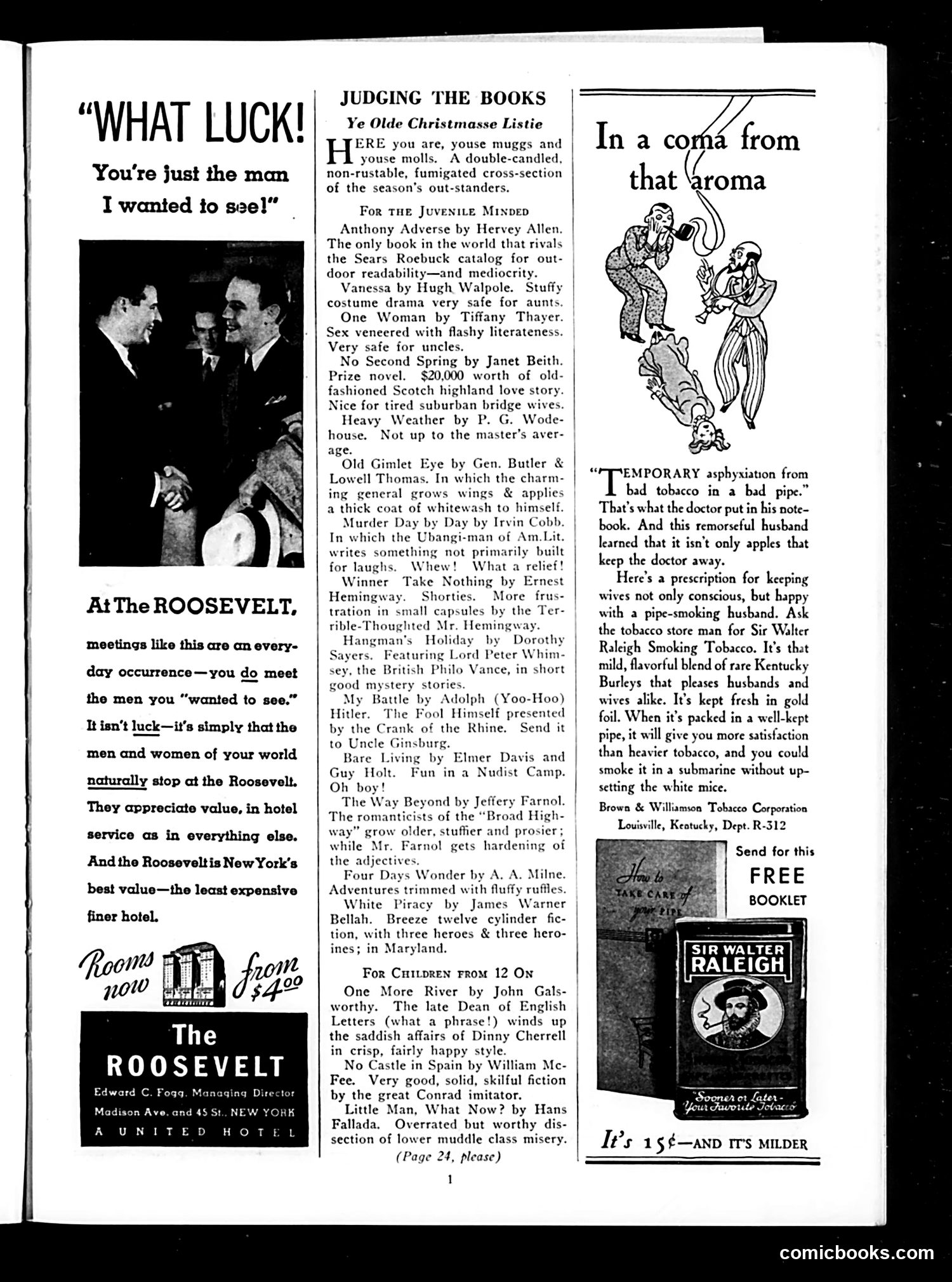 Judge — December 1933 — page 3: Judge, 1933-12