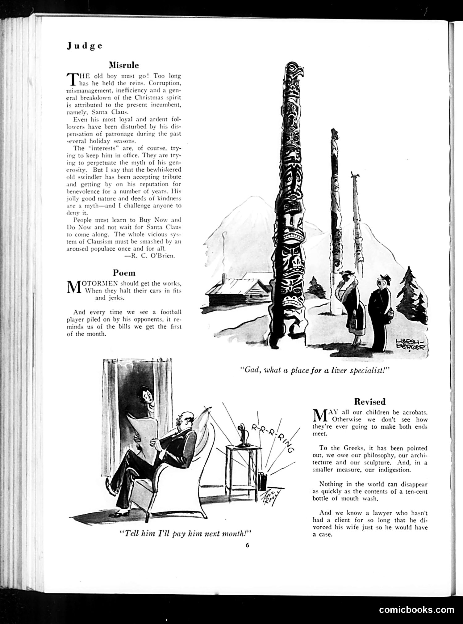 Judge — December 1933 — page 8: Judge, 1933-12