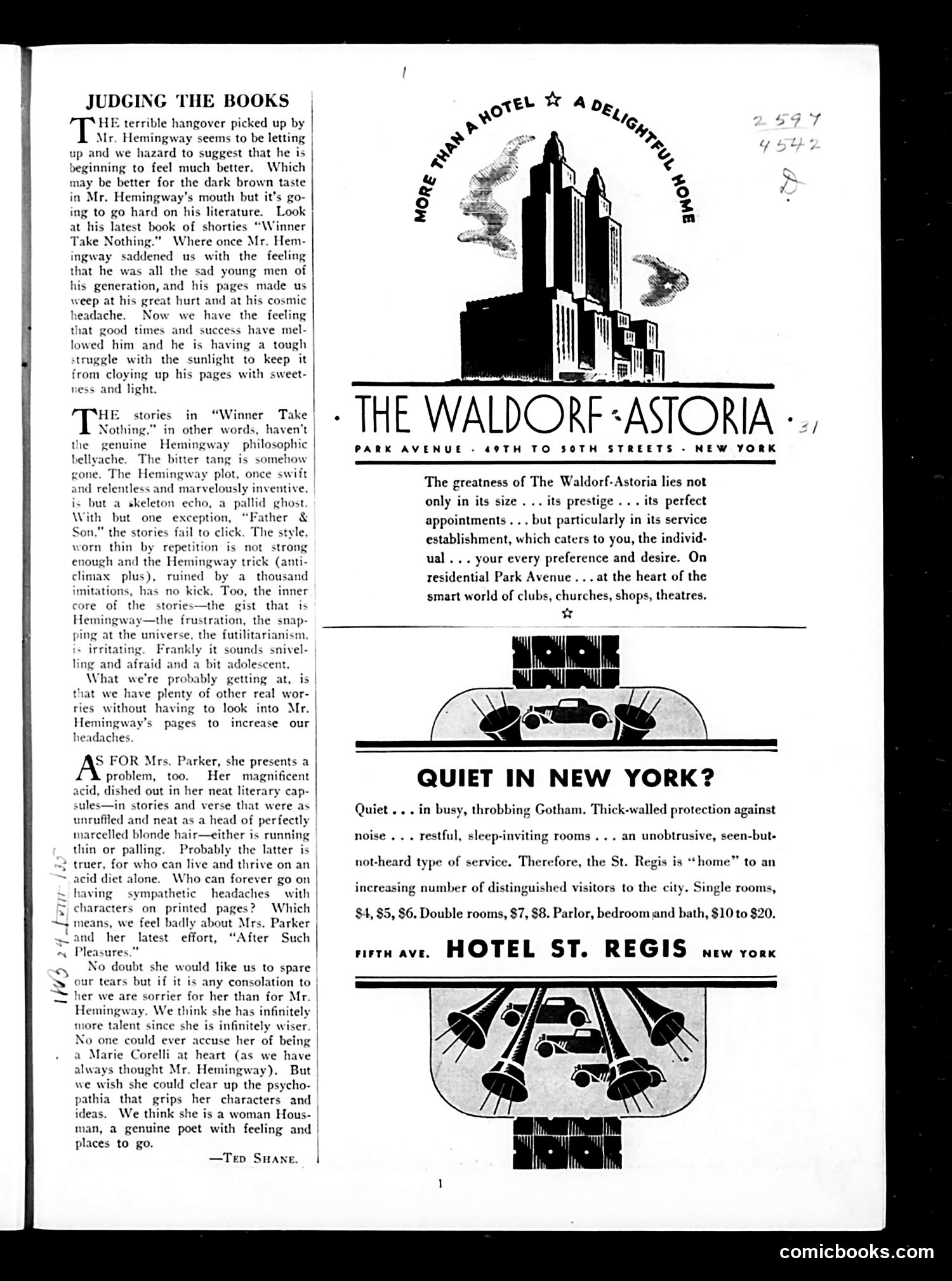 Judge — January 1934 — page 3: Judge, 1934-01