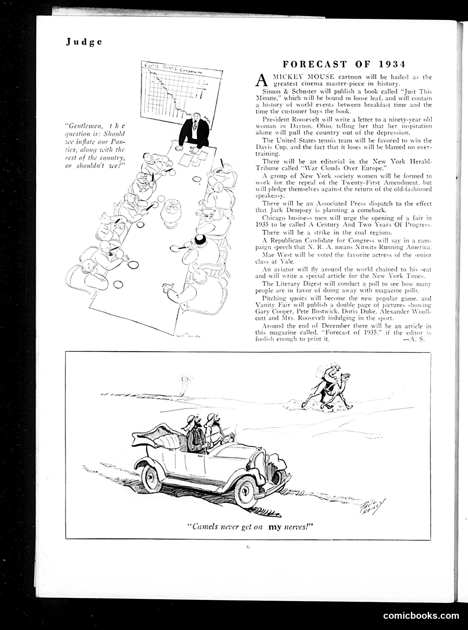 Judge — January 1934 — page 8: Judge, 1934-01