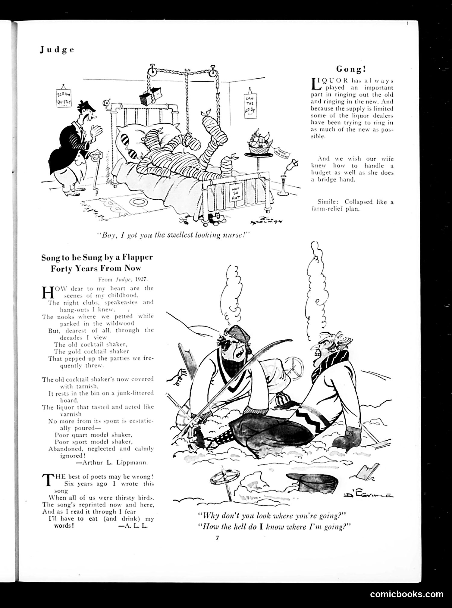 Judge — January 1934 — page 9: Judge, 1934-01