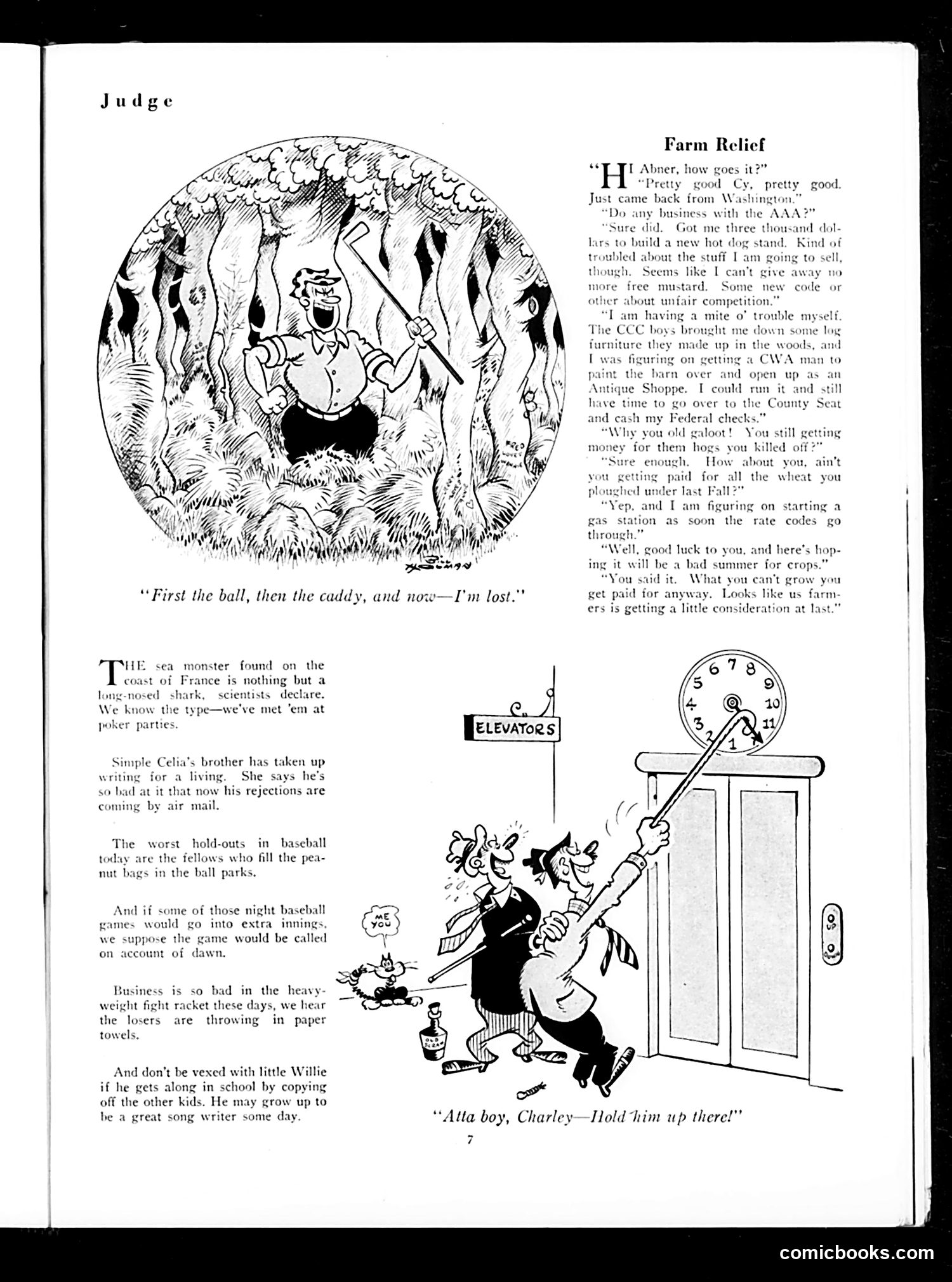 Judge — May 1934 — page 9: Judge, 1934-05