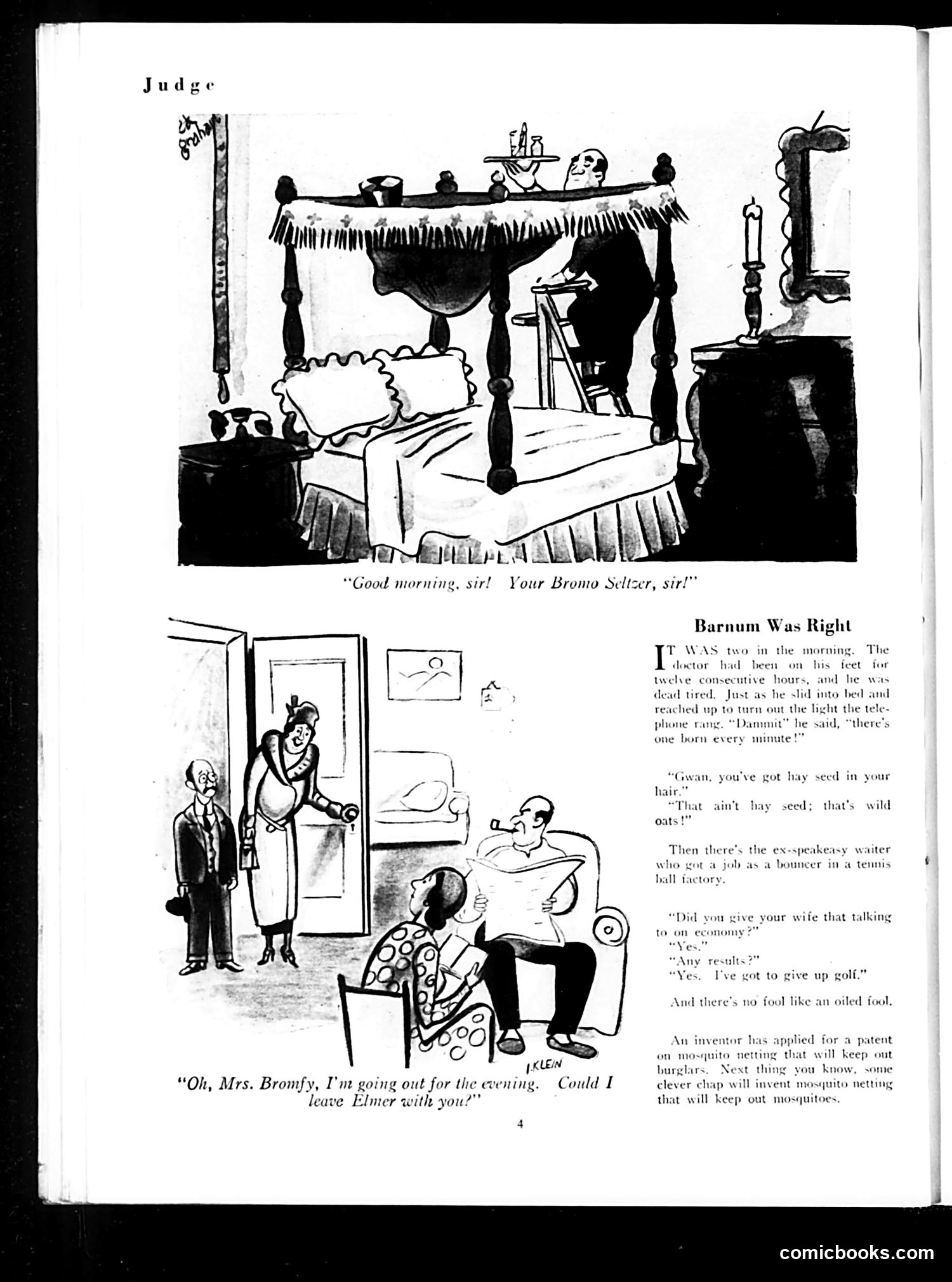 Judge — August 1934 — page 6: Judge, 1934-08