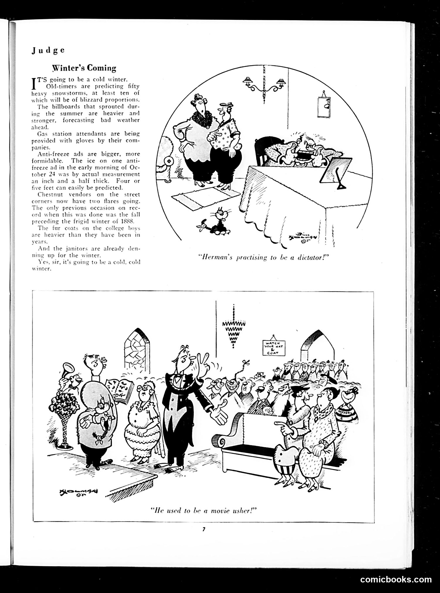 Judge — November 1934 — page 9: Judge, 1934-11