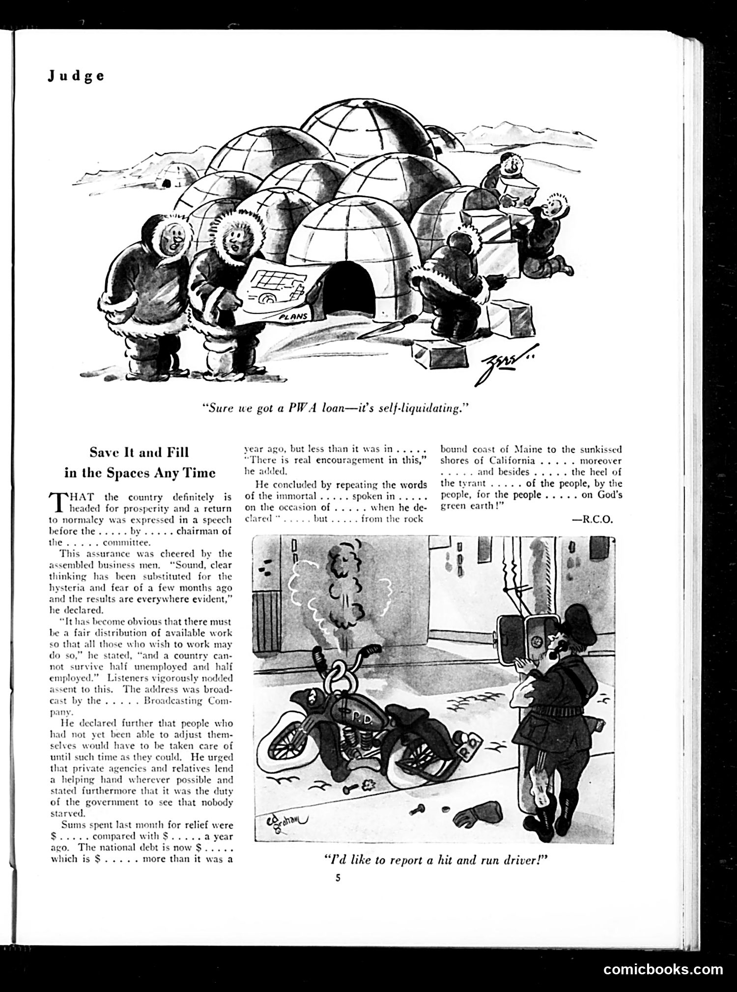 Judge — February 1935 — page 7: Judge, 1935-02
