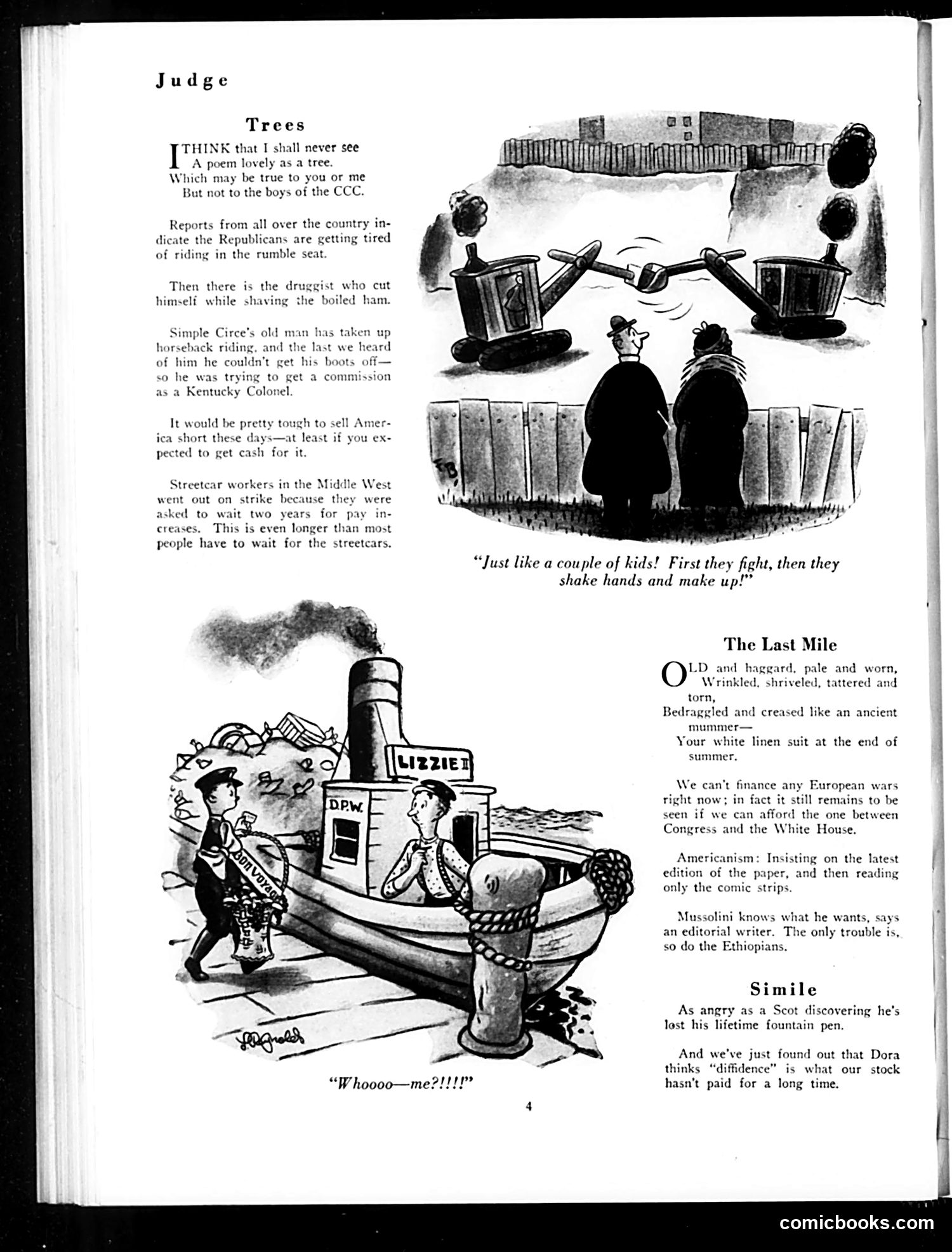 Judge — September 1935 — page 6: Judge, 1935-09