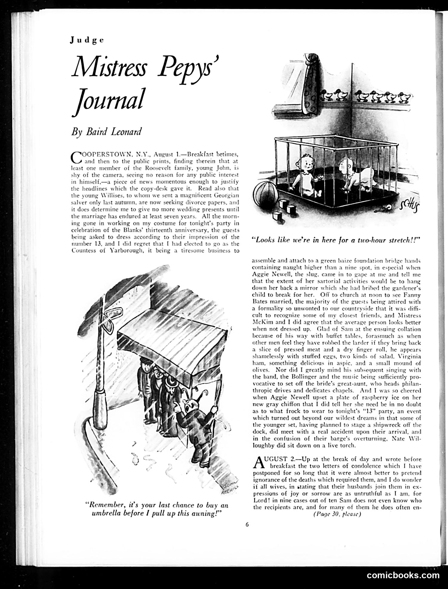 Judge — September 1935 — page 8: Judge, 1935-09