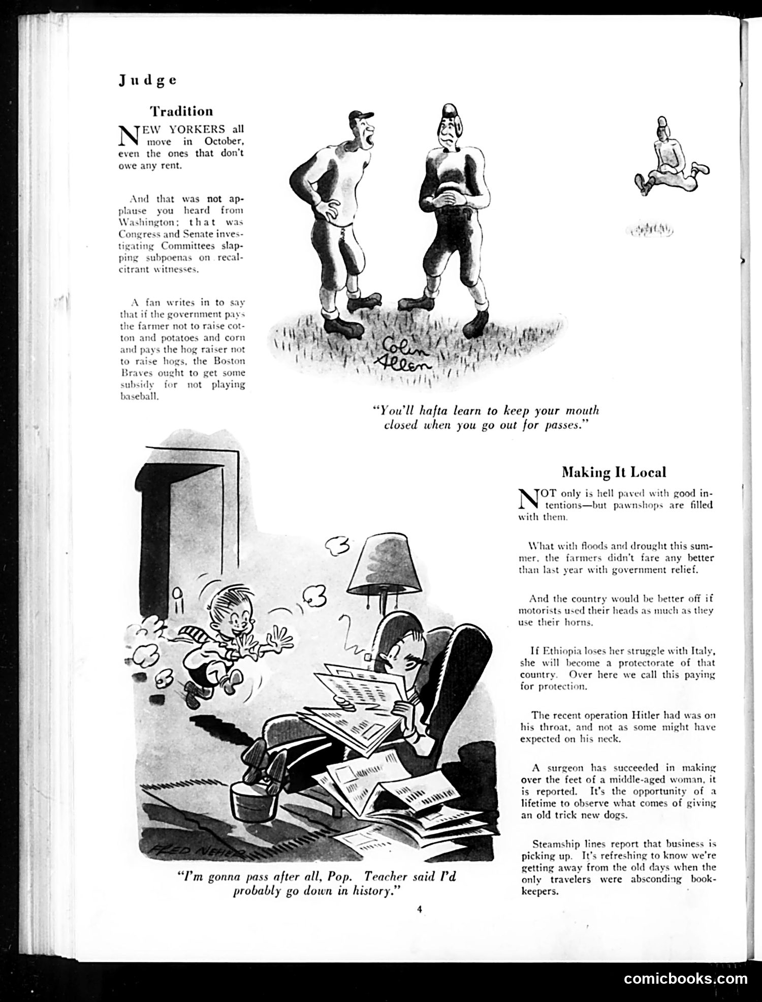 Judge — October 1935 — page 6: Judge, 1935-10