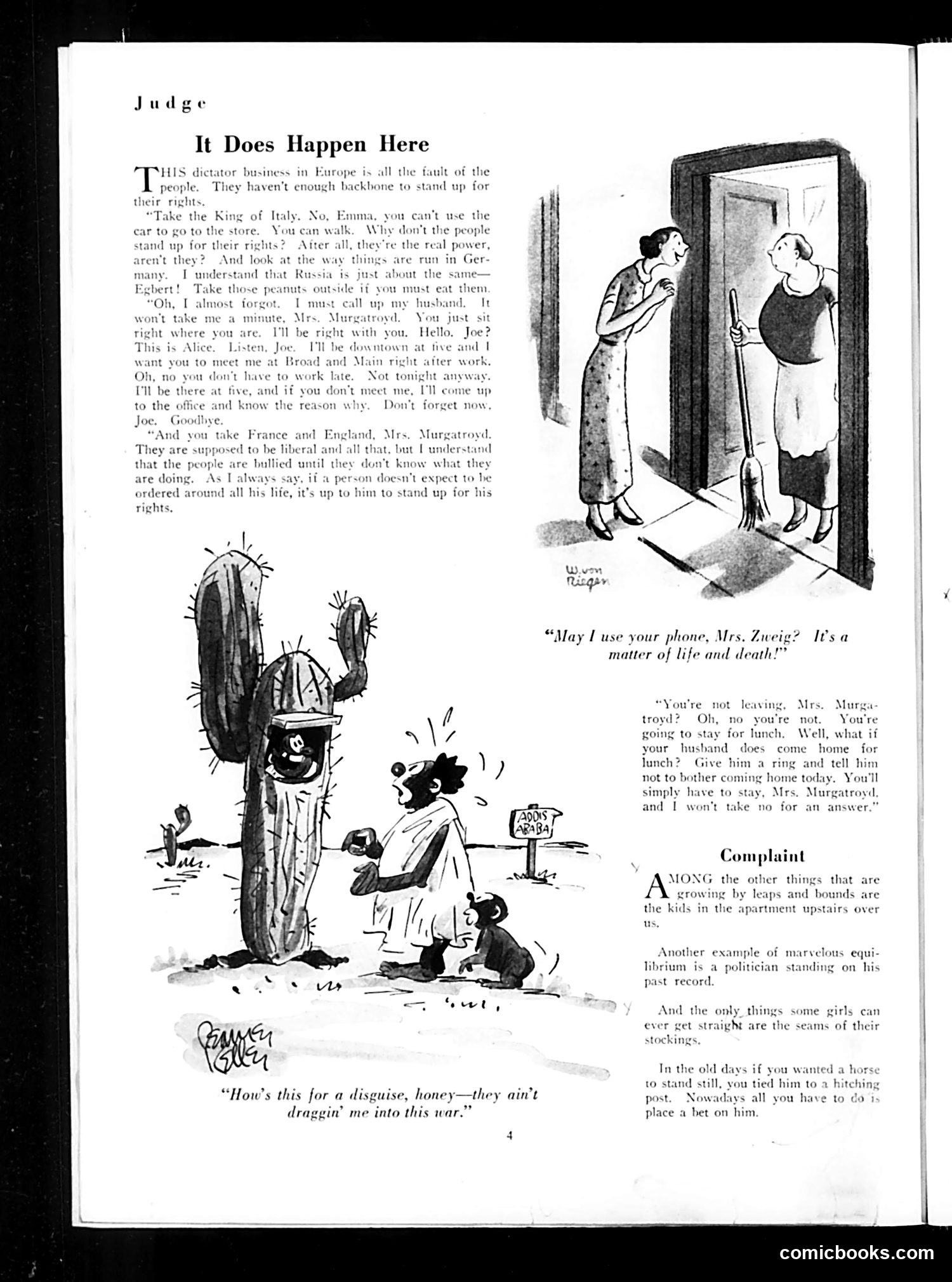 Judge — January 1936 — page 6: Judge, 1936-01