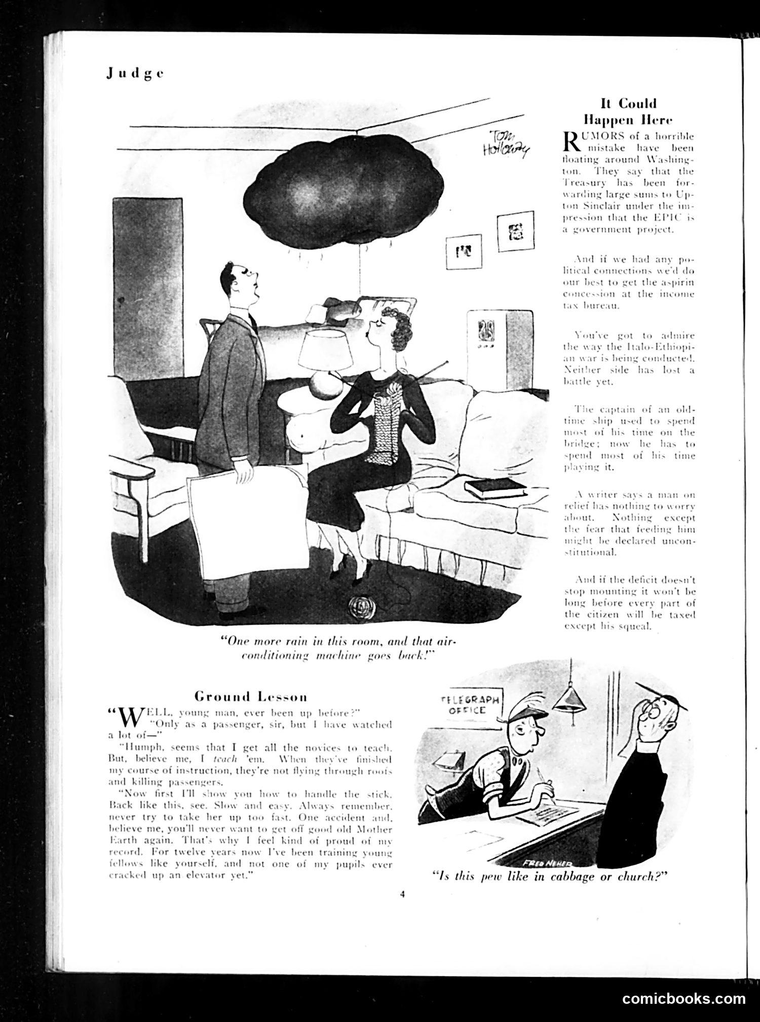 Judge — March 1936 — page 6: Judge, 1936-03