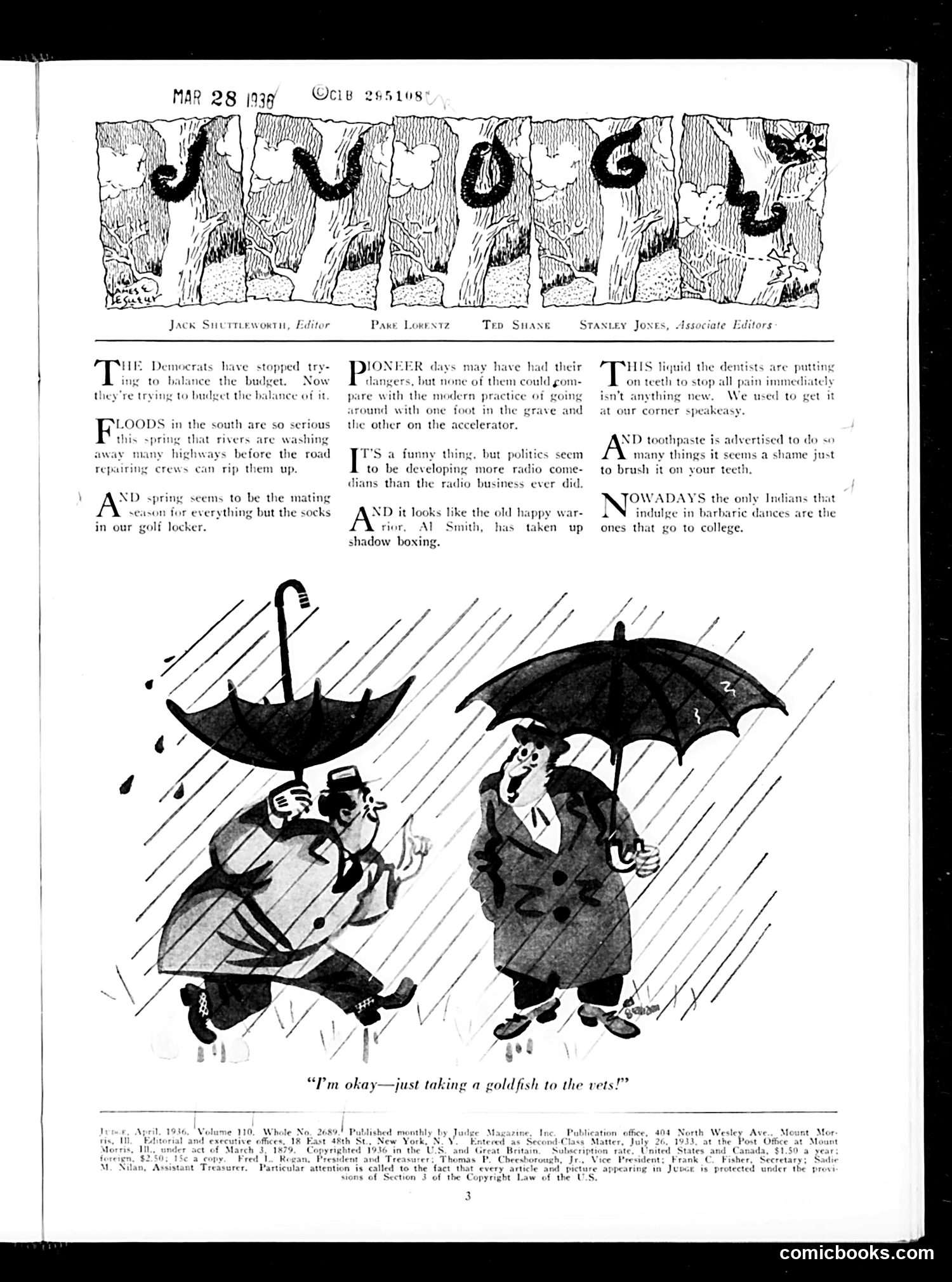 Judge — April 1936 — page 5: Judge, 1936-04