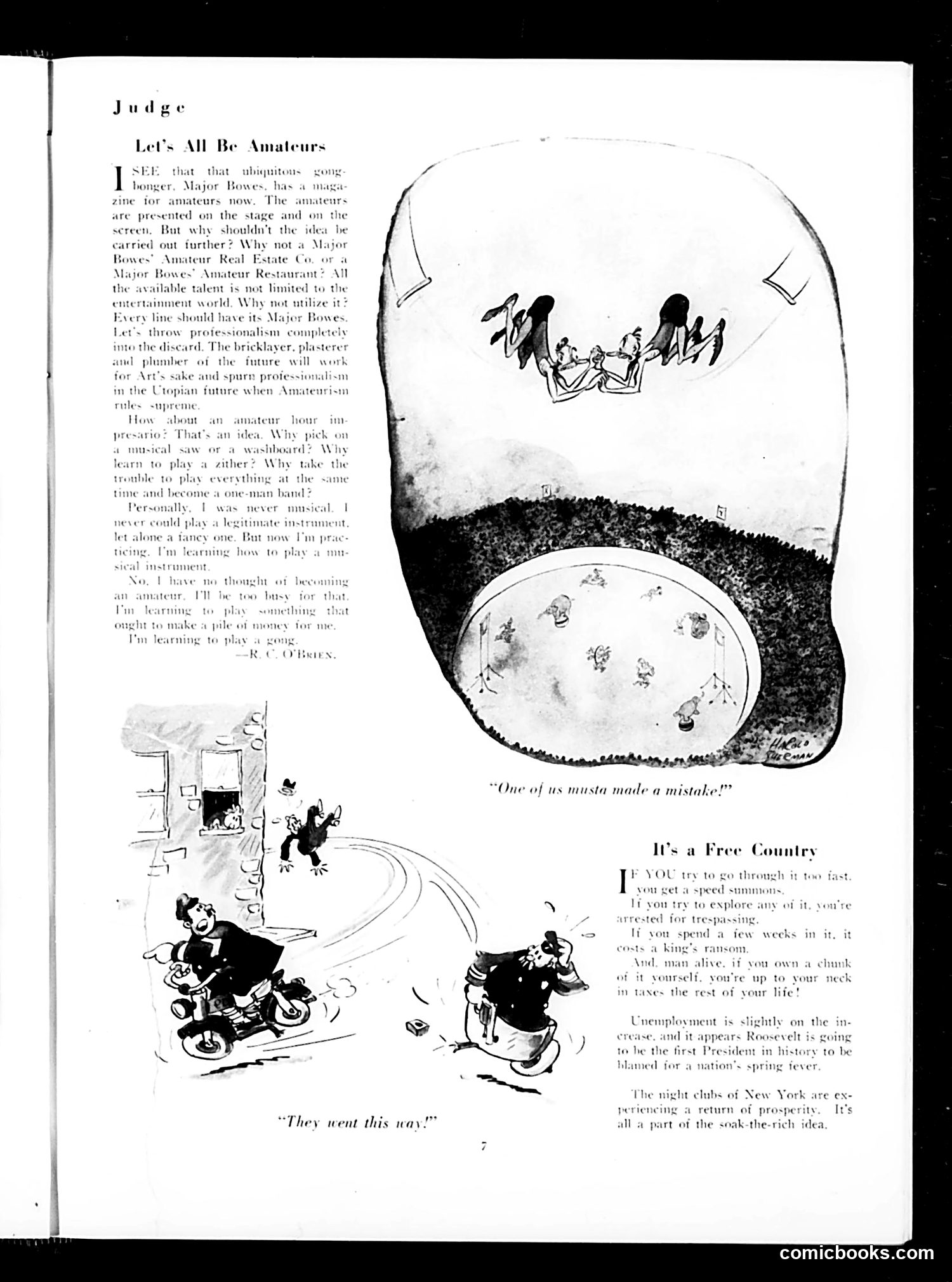 Judge — May 1936 — page 9: Judge, 1936-05