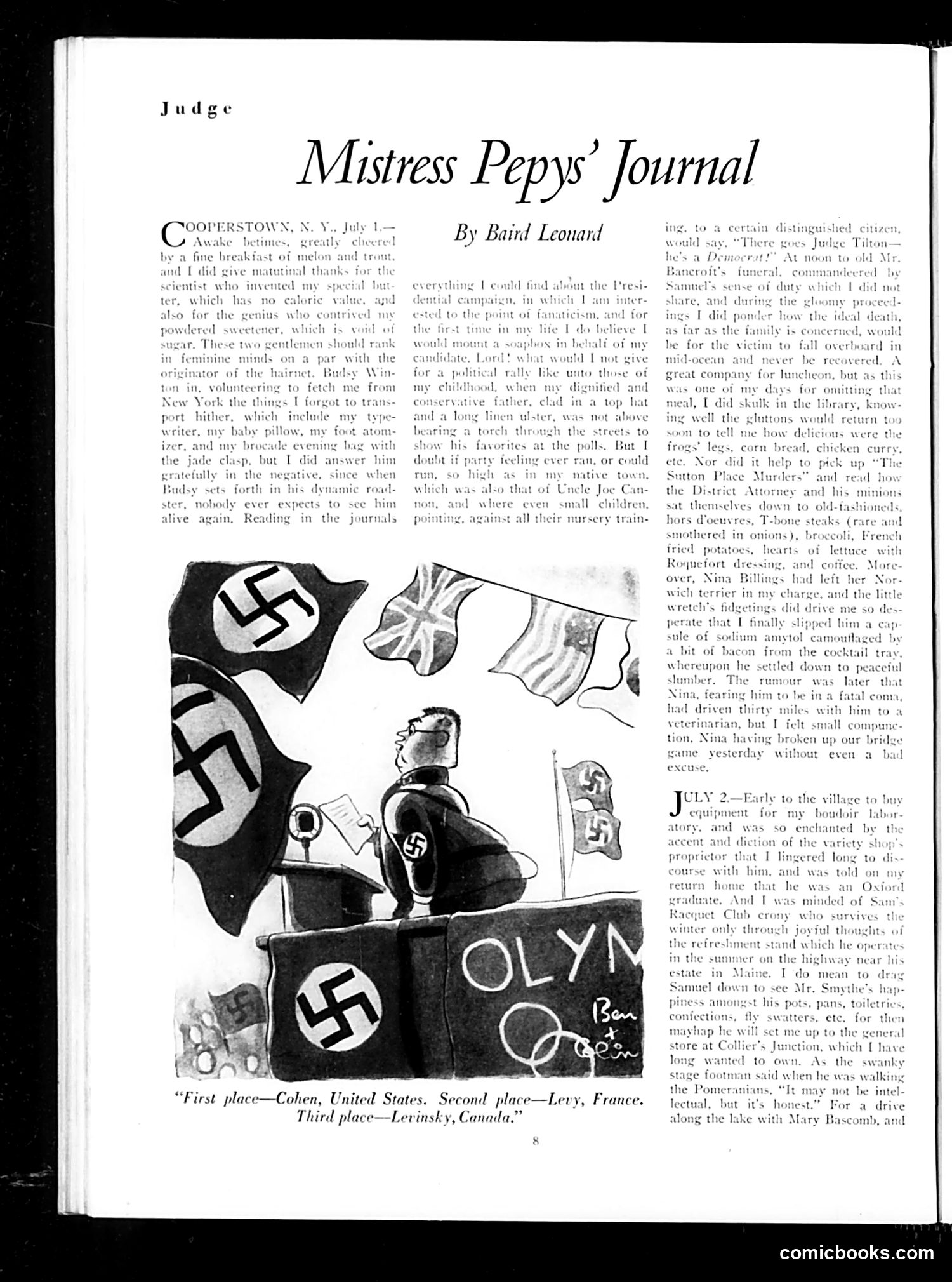 Judge — August 1936 — page 10: Judge, 1936-08