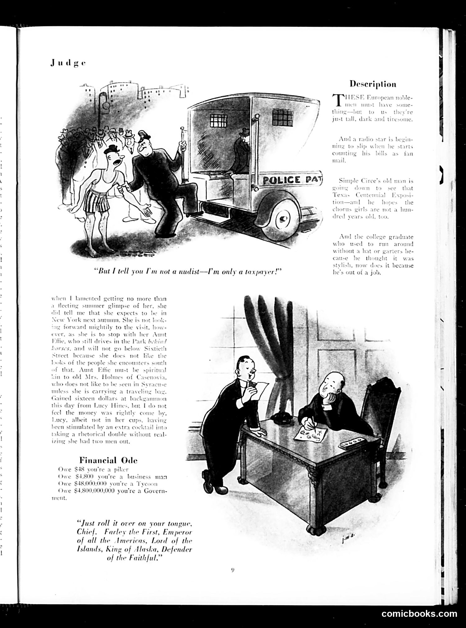 Judge — August 1936 — page 11: Judge, 1936-08