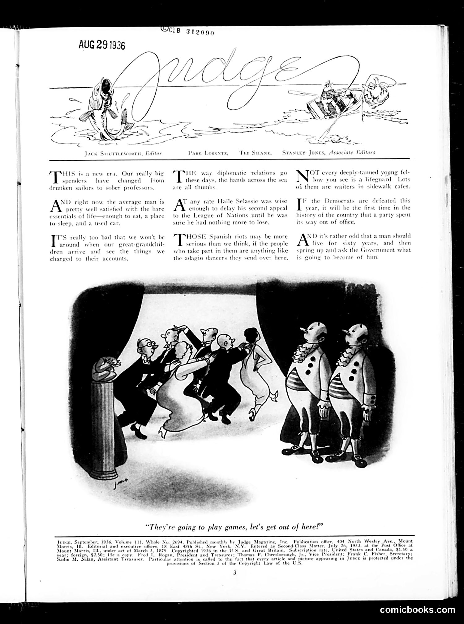 Judge — September 1936 — page 5: Judge, 1936-09
