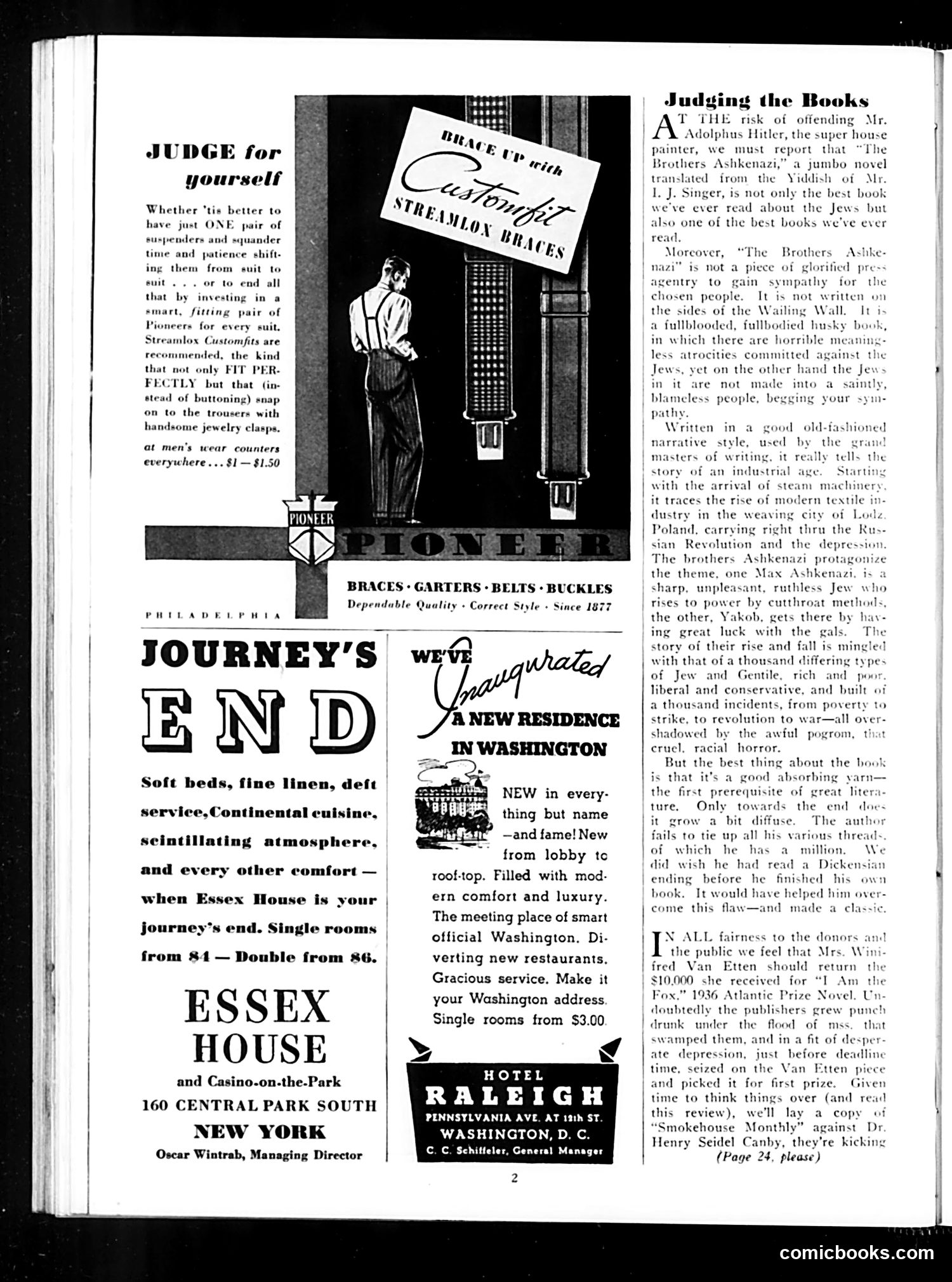 Judge — November 1936 — page 4: Judge, 1936-11