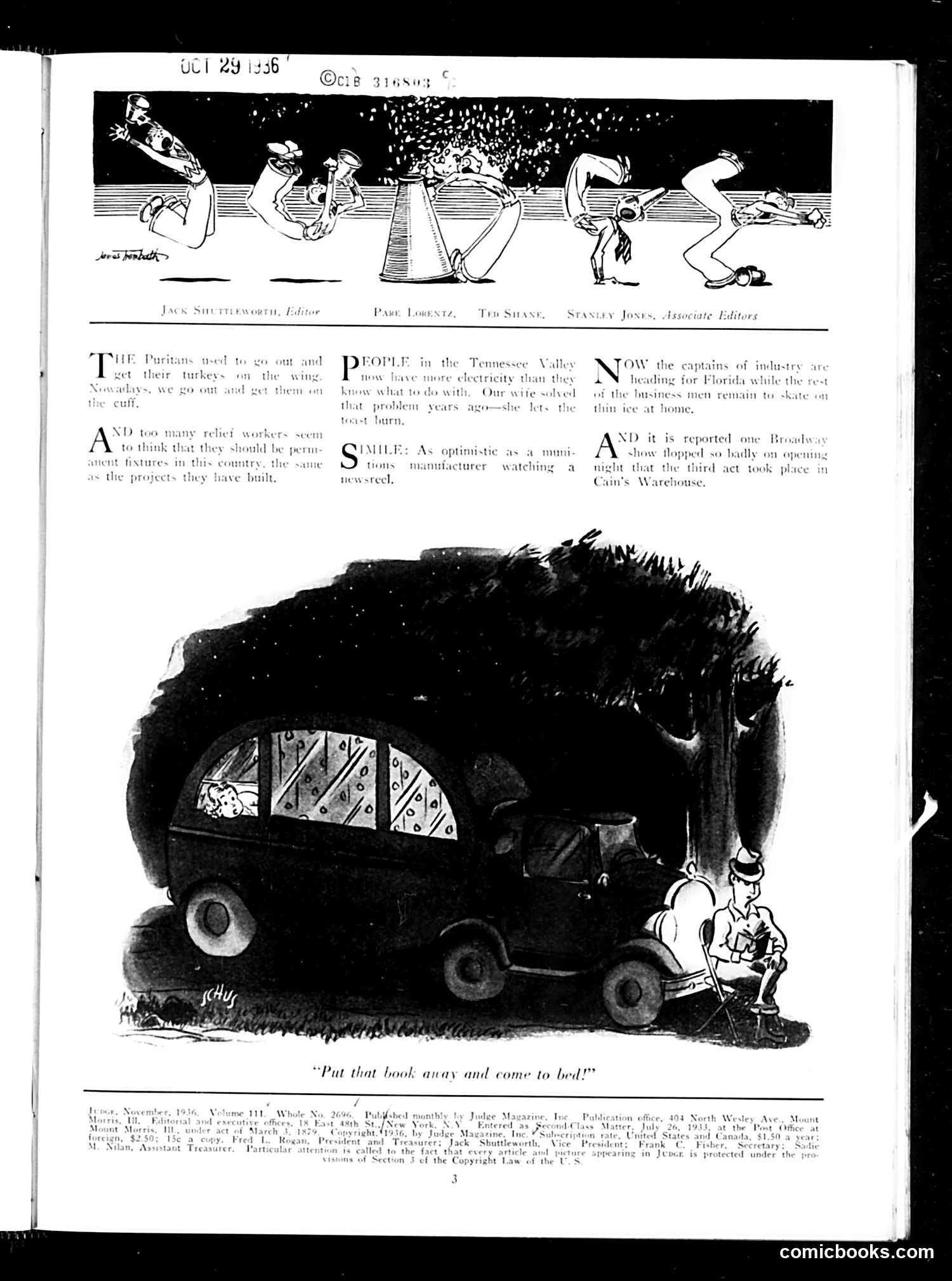 Judge — November 1936 — page 5: Judge, 1936-11