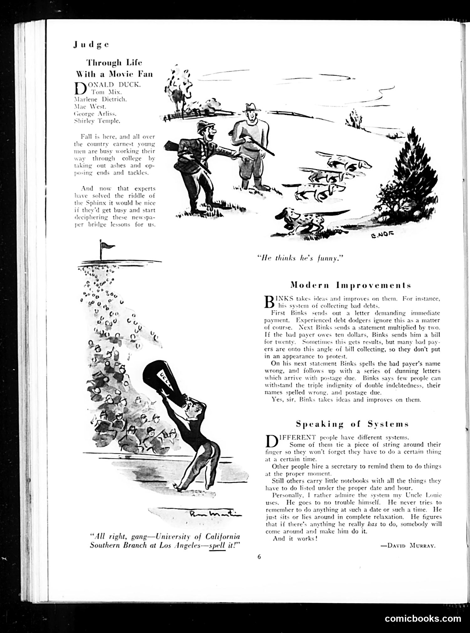 Judge — November 1936 — page 8: Judge, 1936-11
