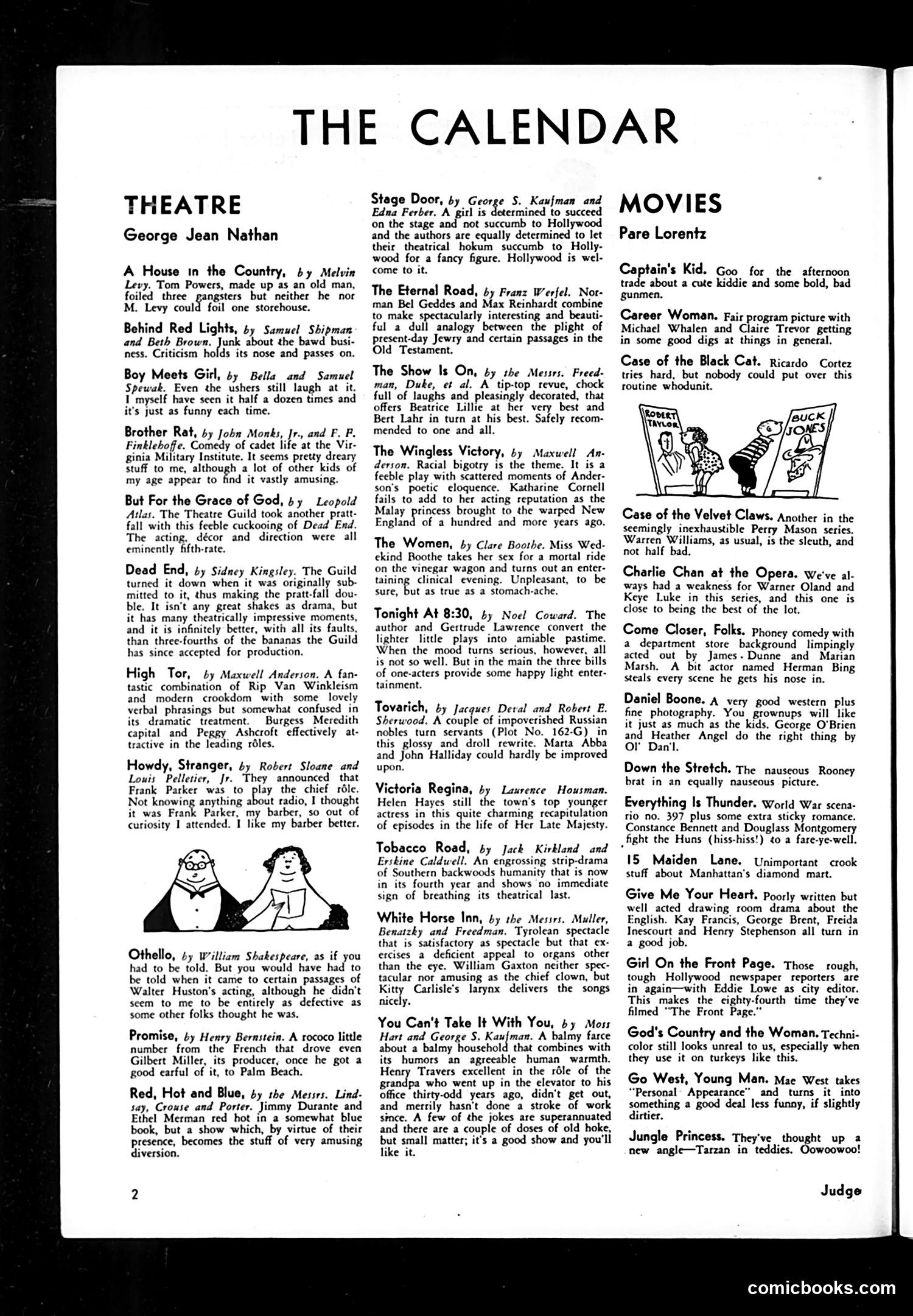 Judge — March 1937 — page 4: Judge, 1937-03