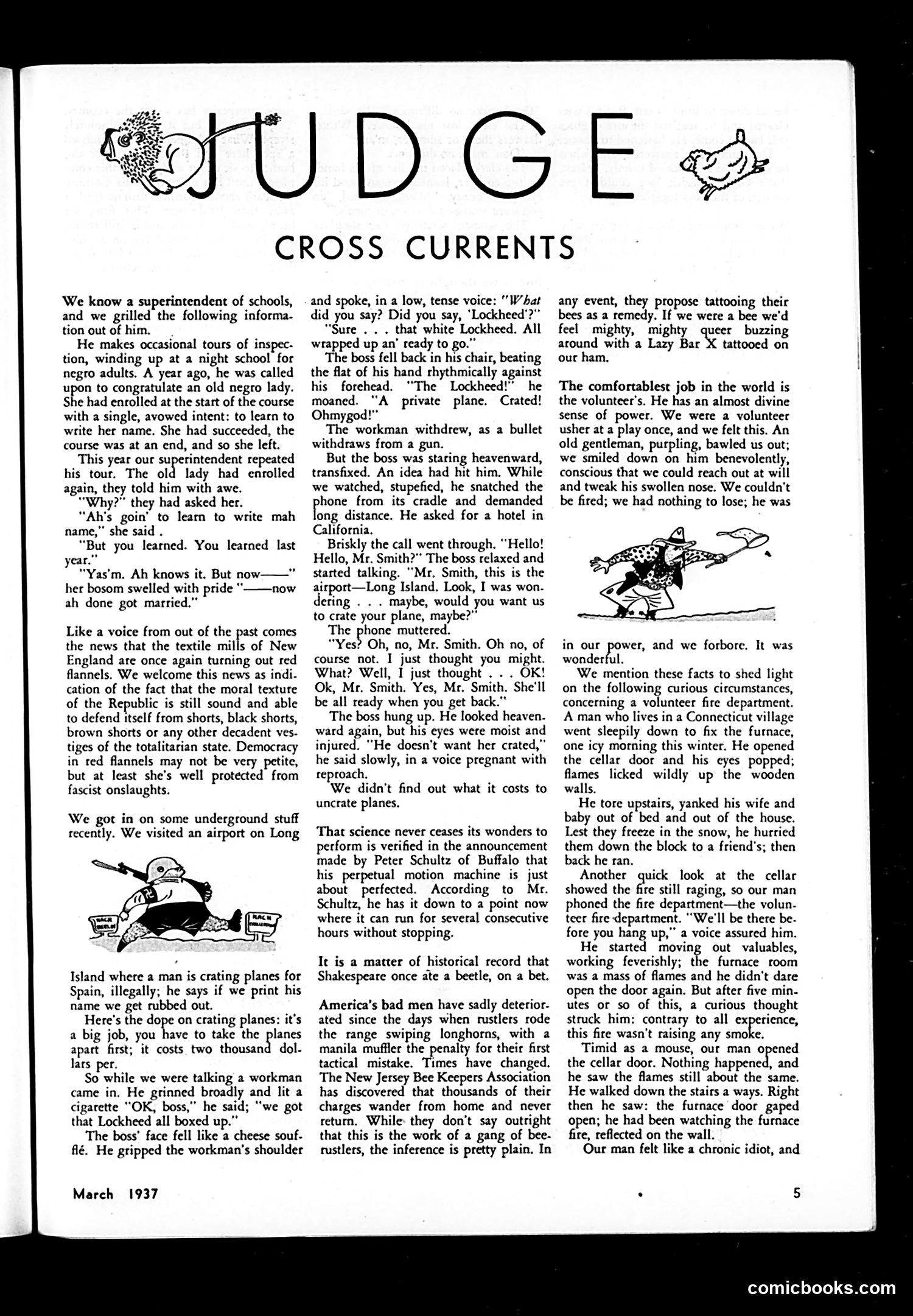 Judge — March 1937 — page 7: Judge, 1937-03