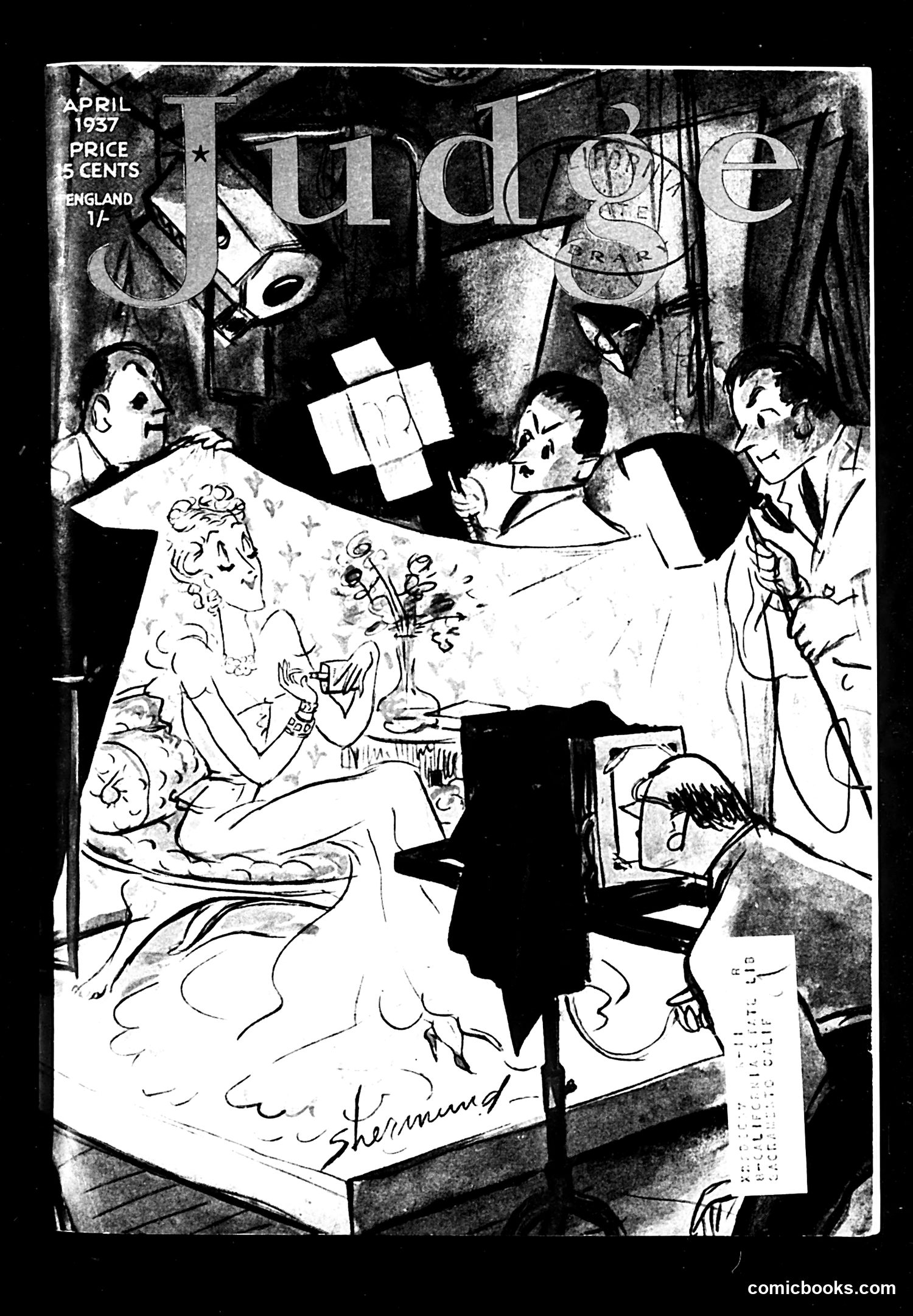 Judge — April 1937 — page 1: Judge, 1937-04