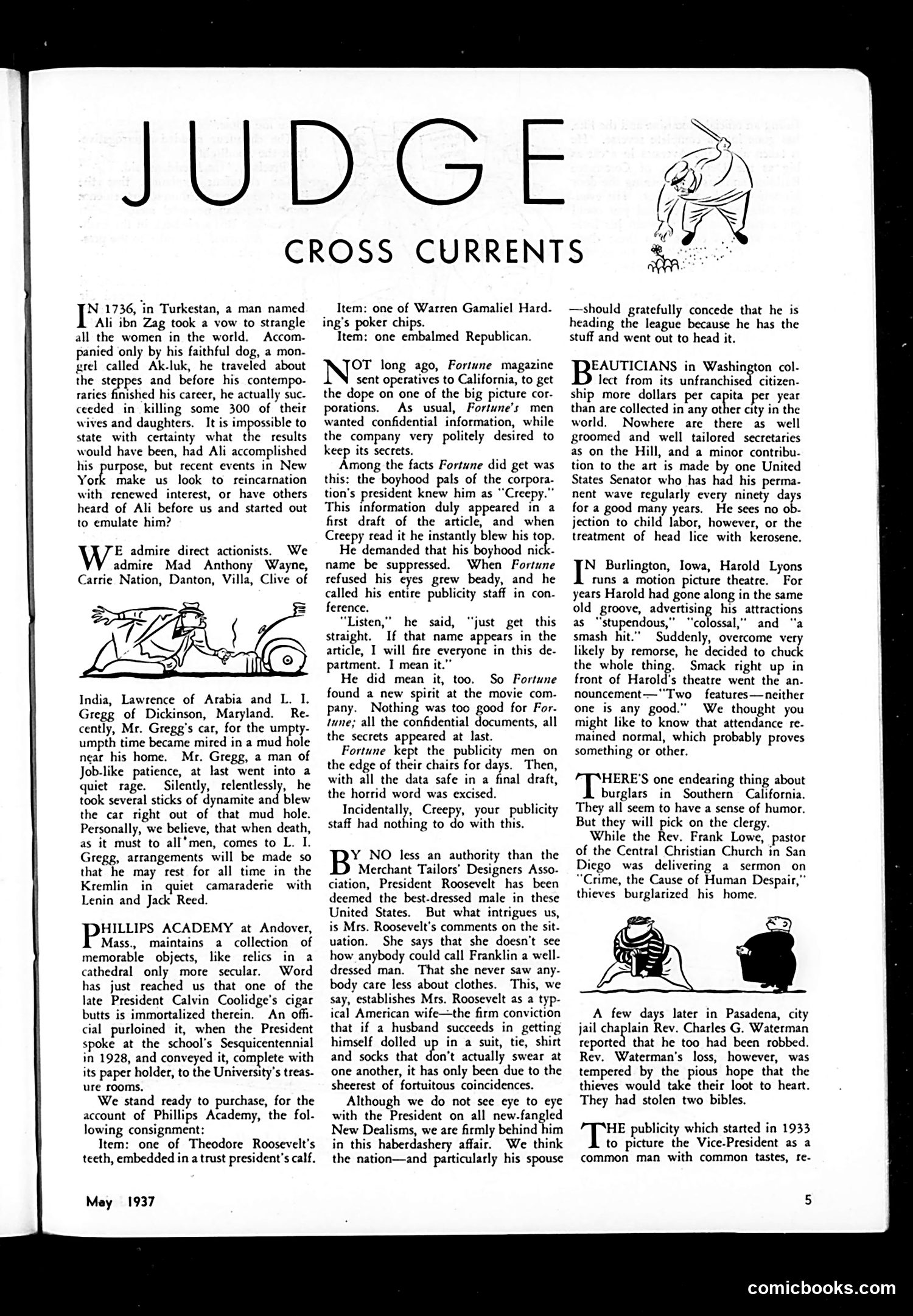 Judge — May 1937 — page 7: Judge, 1937-05