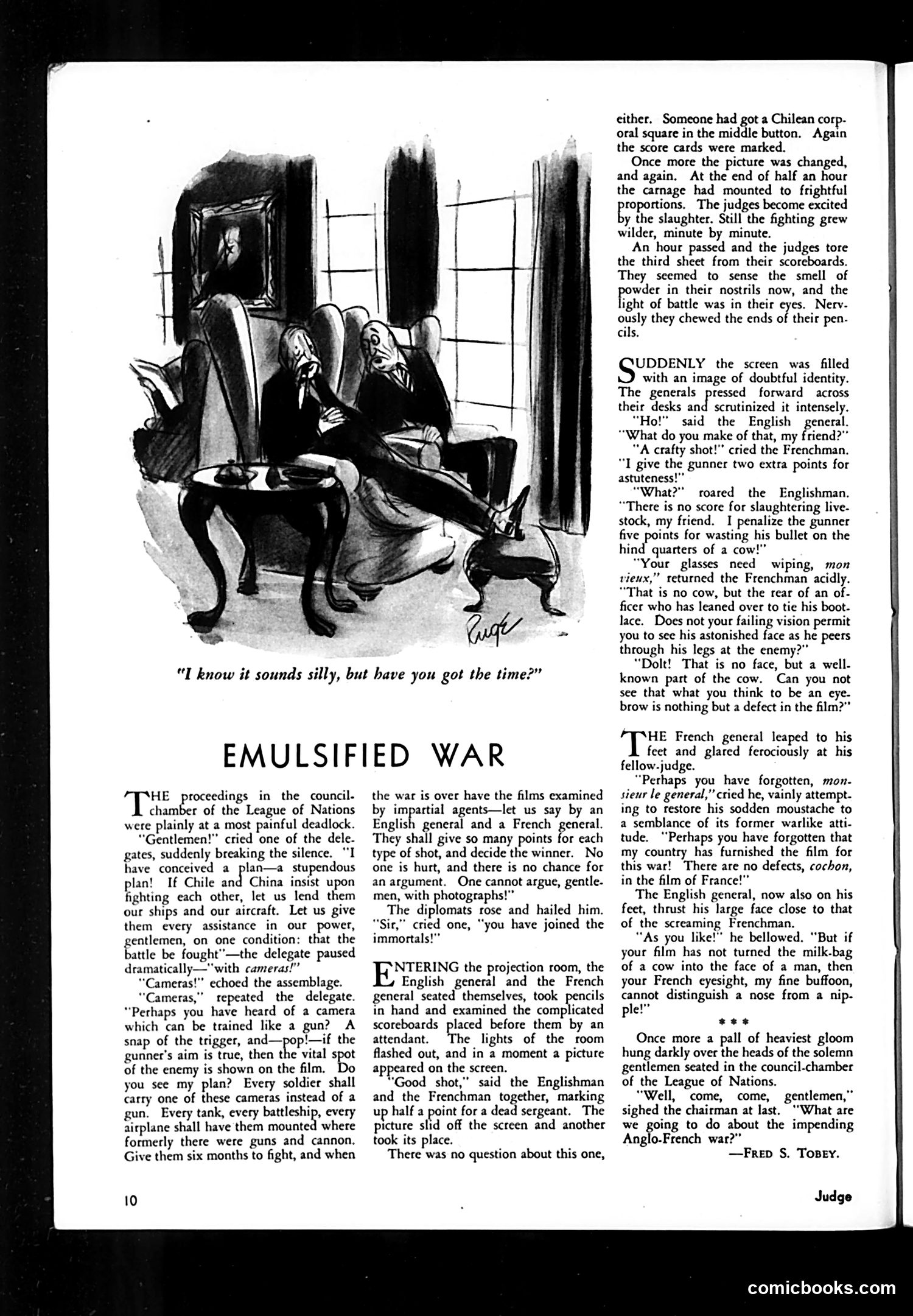 Judge — May 1937 — page 12: Judge, 1937-05