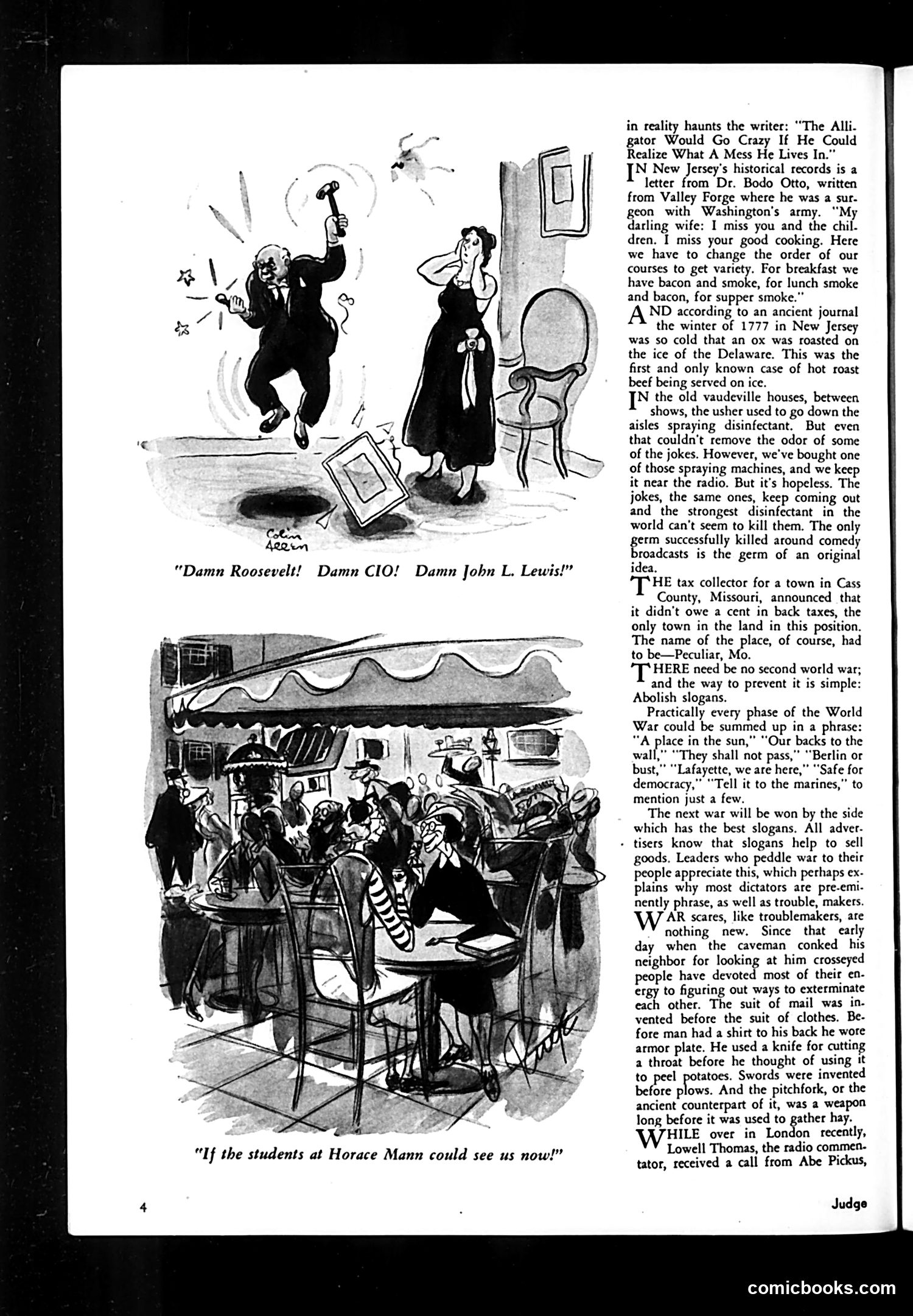 Judge — August 1937 — page 6: Judge, 1937-08