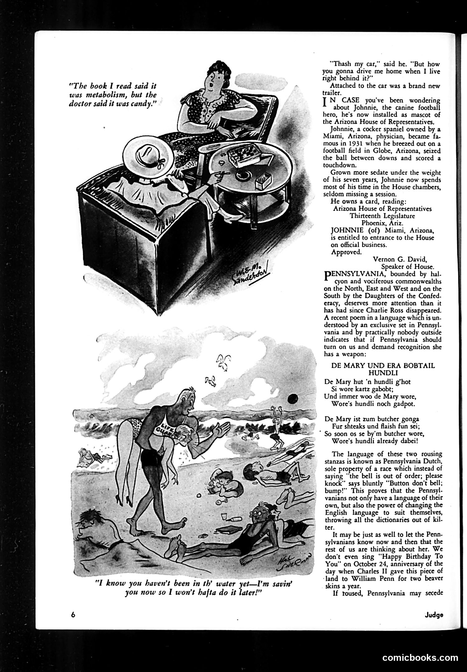 Judge — August 1937 — page 8: Judge, 1937-08